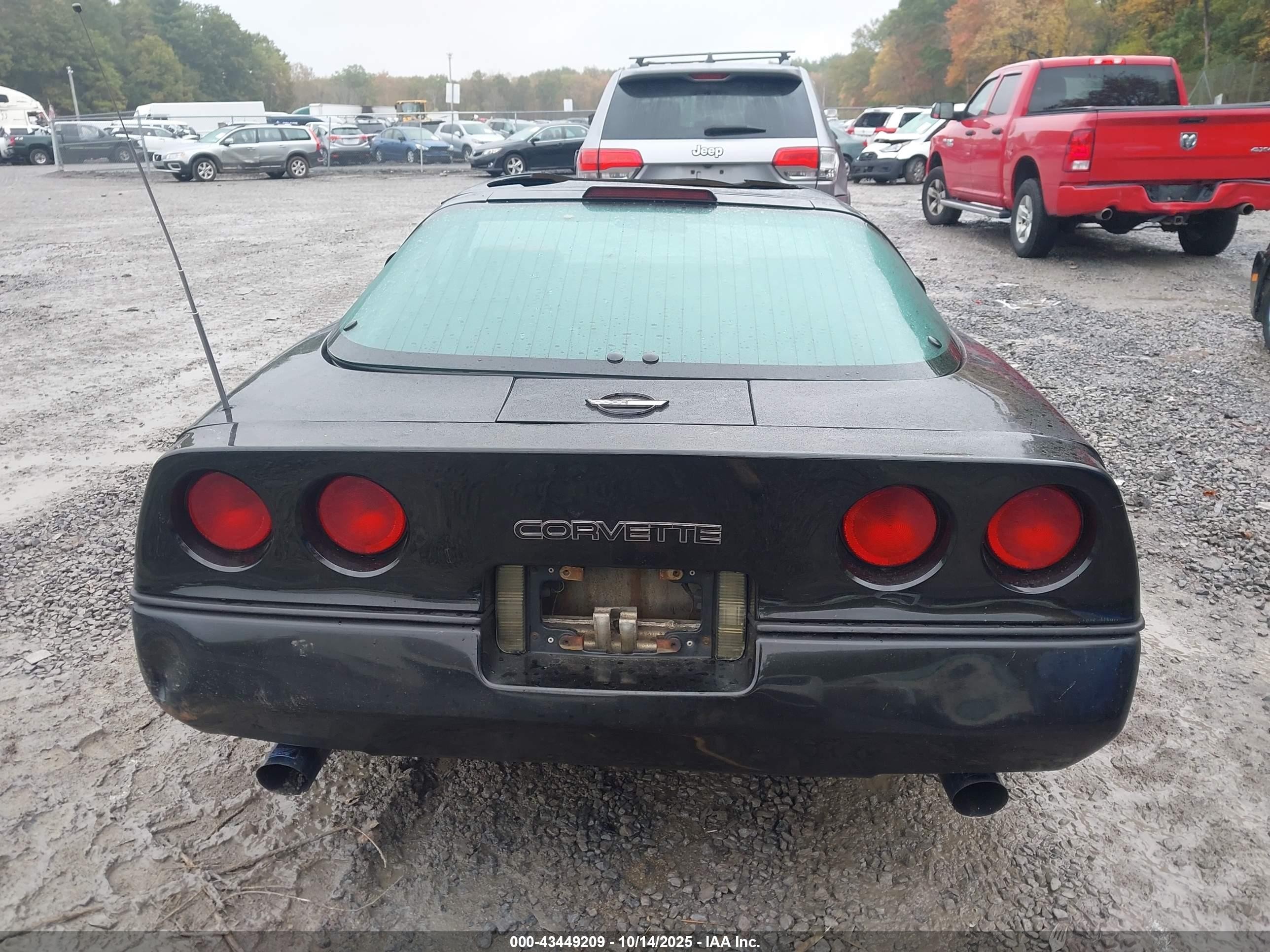 1989 Chevrolet Corvette   Black vin: 1G1YY2182K5124006