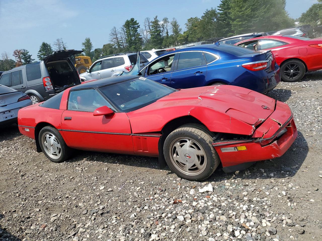1989 Chevrolet Corvette Red vin: 1G1YY2184K5105523
