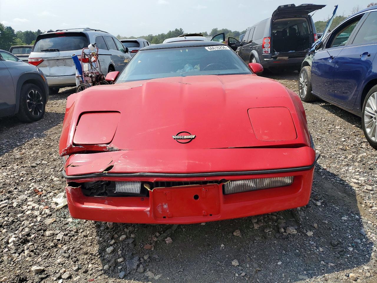 1989 Chevrolet Corvette Red vin: 1G1YY2184K5105523