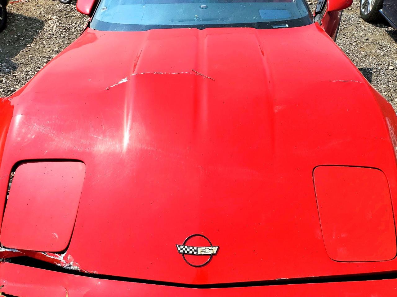 1989 Chevrolet Corvette Red vin: 1G1YY2184K5105523