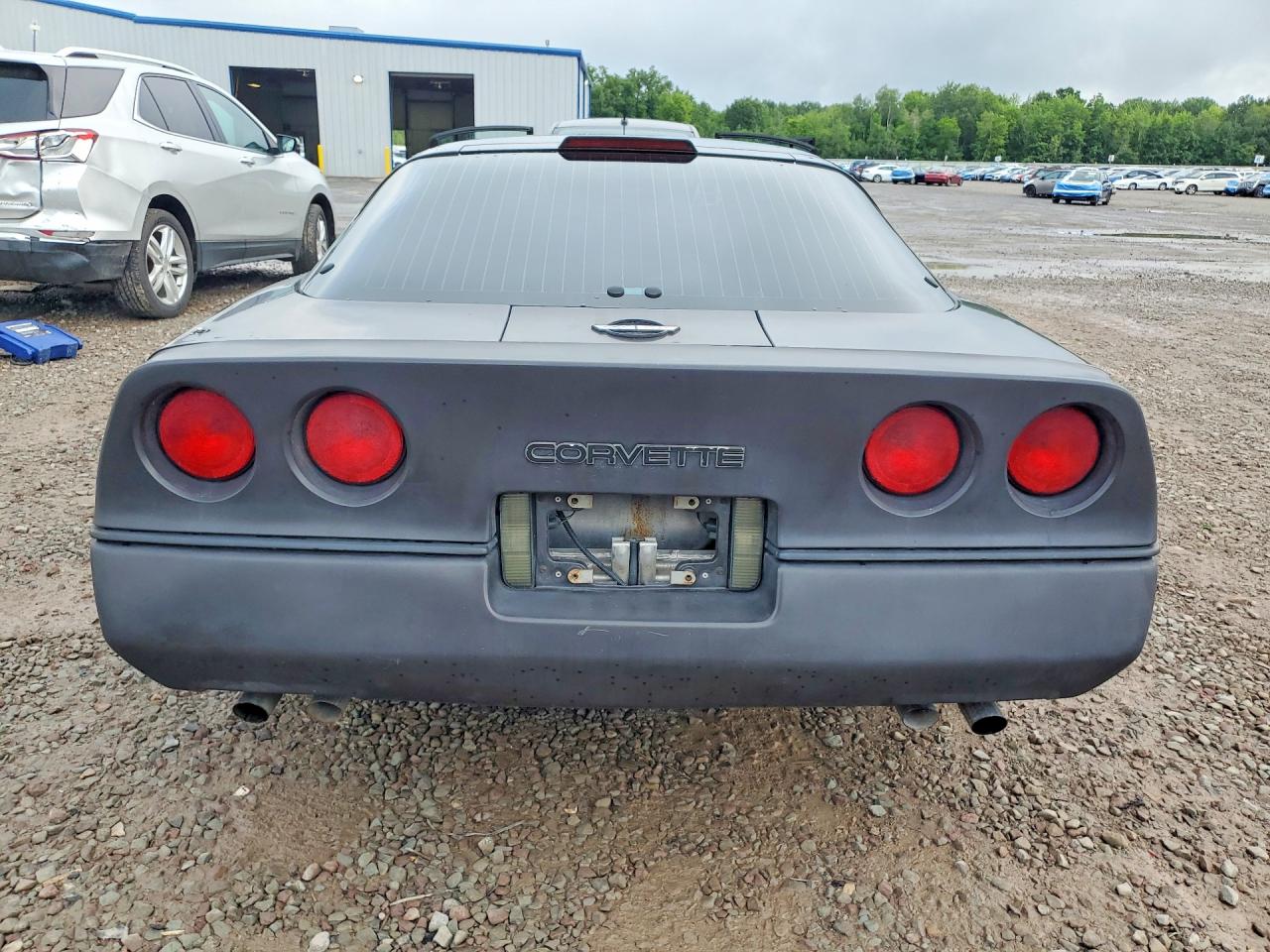 1989 Chevrolet Corvette Gray vin: 1G1YY2185K5100539