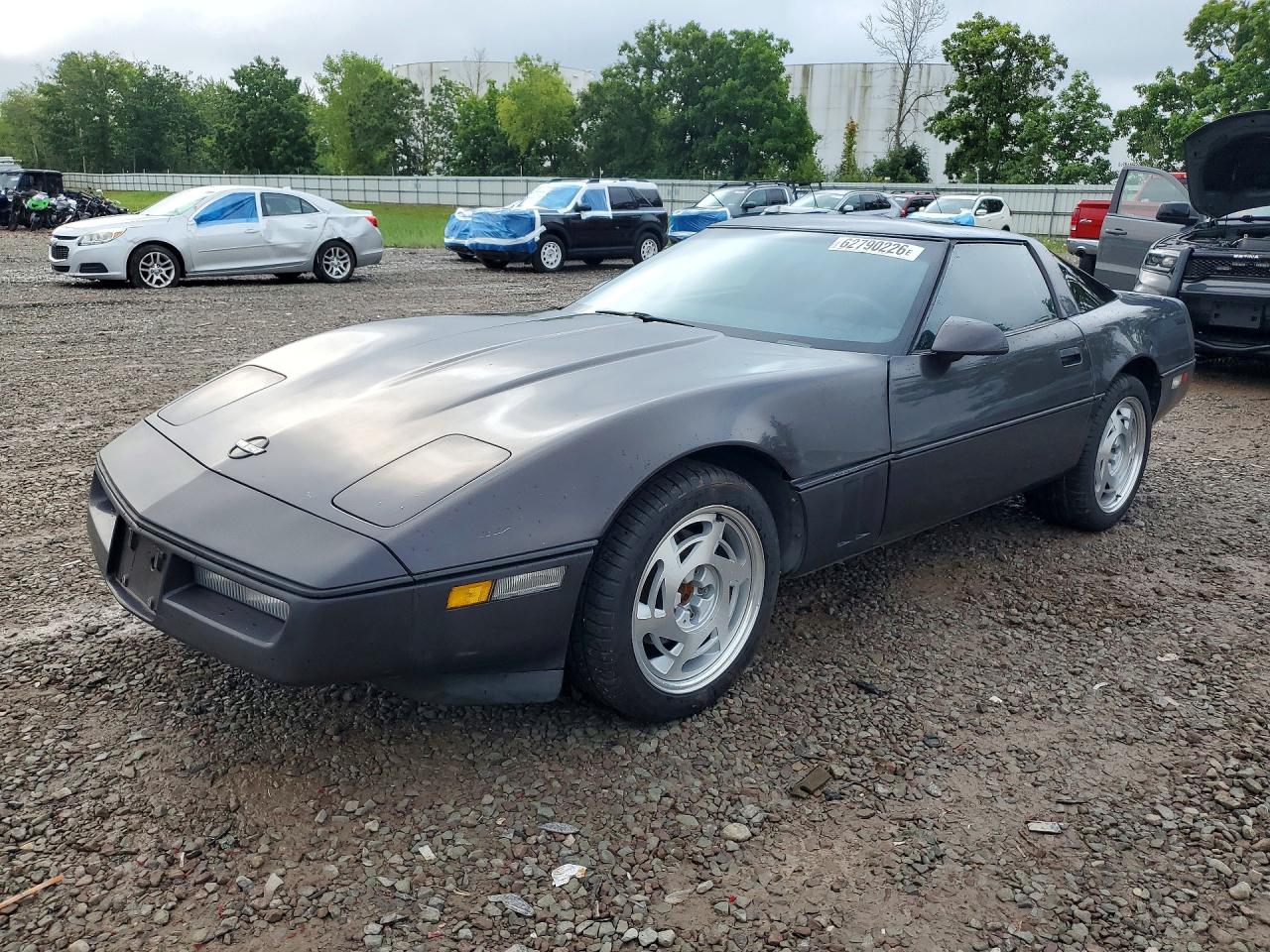 1989 Chevrolet Corvette Gray vin: 1G1YY2185K5100539