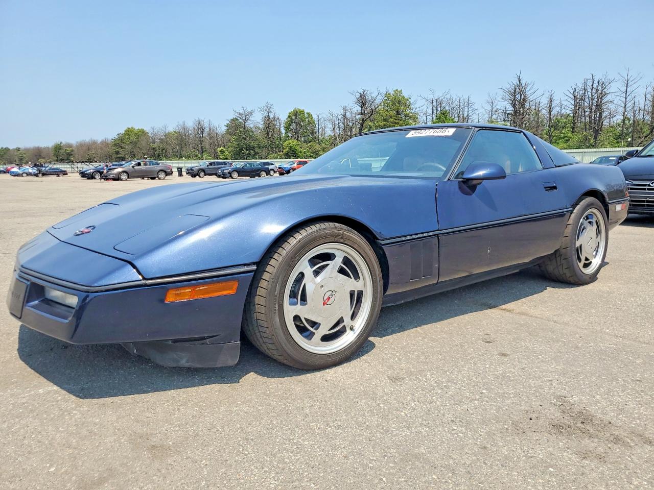 1989 Chevrolet Corvette Blue vin: 1G1YY2185K5103344