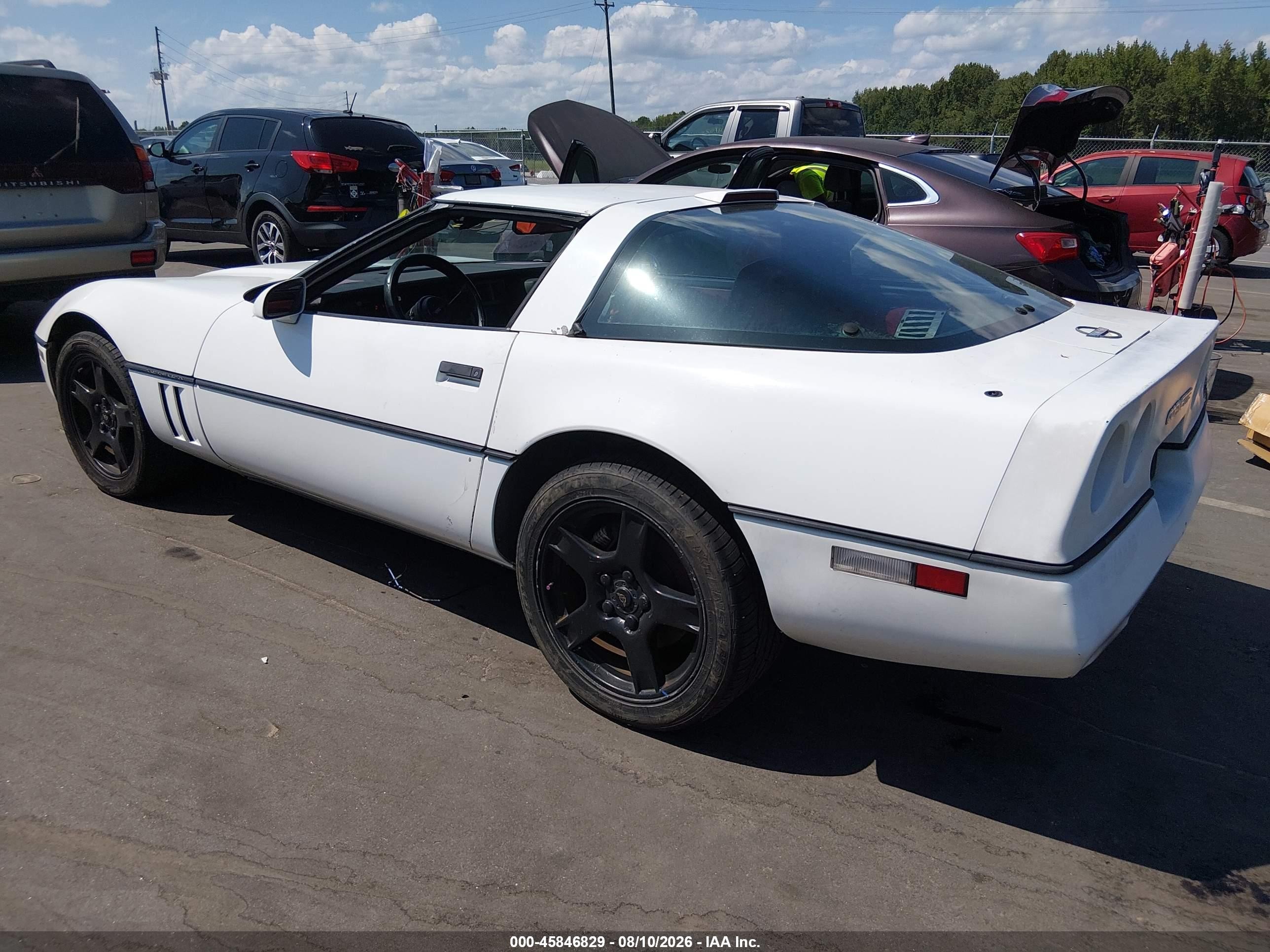 1989 Chevrolet Corvette White vin: 1G1YY2185K5117924