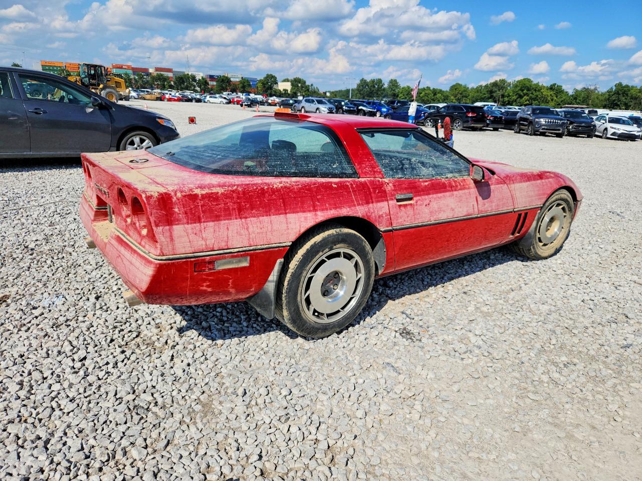 1987 Chevrolet Corvette Красный vin: 1G1YY2186H5126690