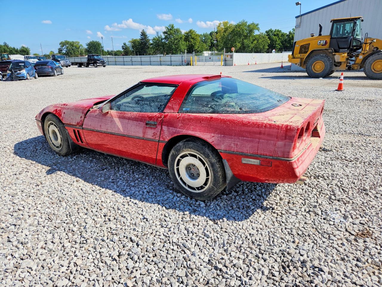 1987 Chevrolet Corvette Красный vin: 1G1YY2186H5126690