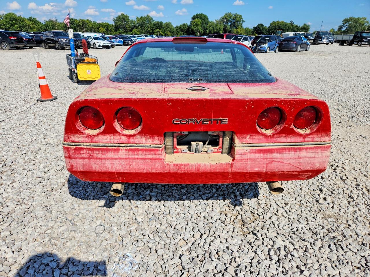 1987 Chevrolet Corvette Красный vin: 1G1YY2186H5126690