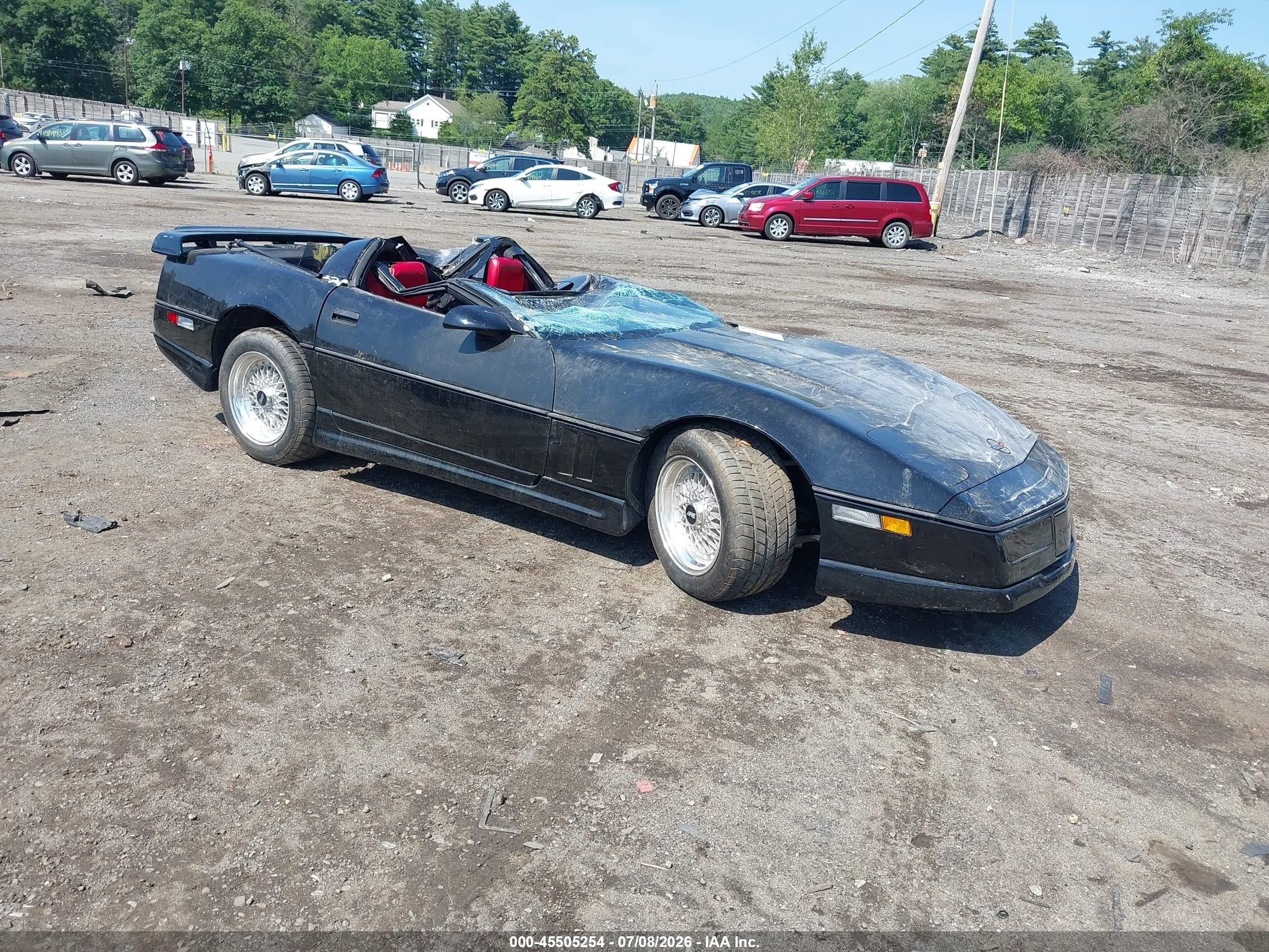 1987 Chevrolet Corvette   Черный vin: 1G1YY2187H5123281