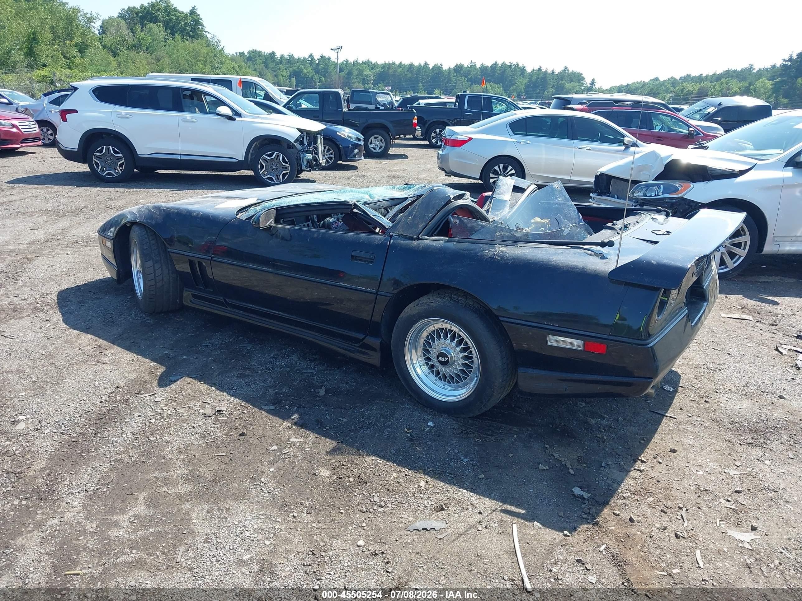 1987 Chevrolet Corvette   Черный vin: 1G1YY2187H5123281