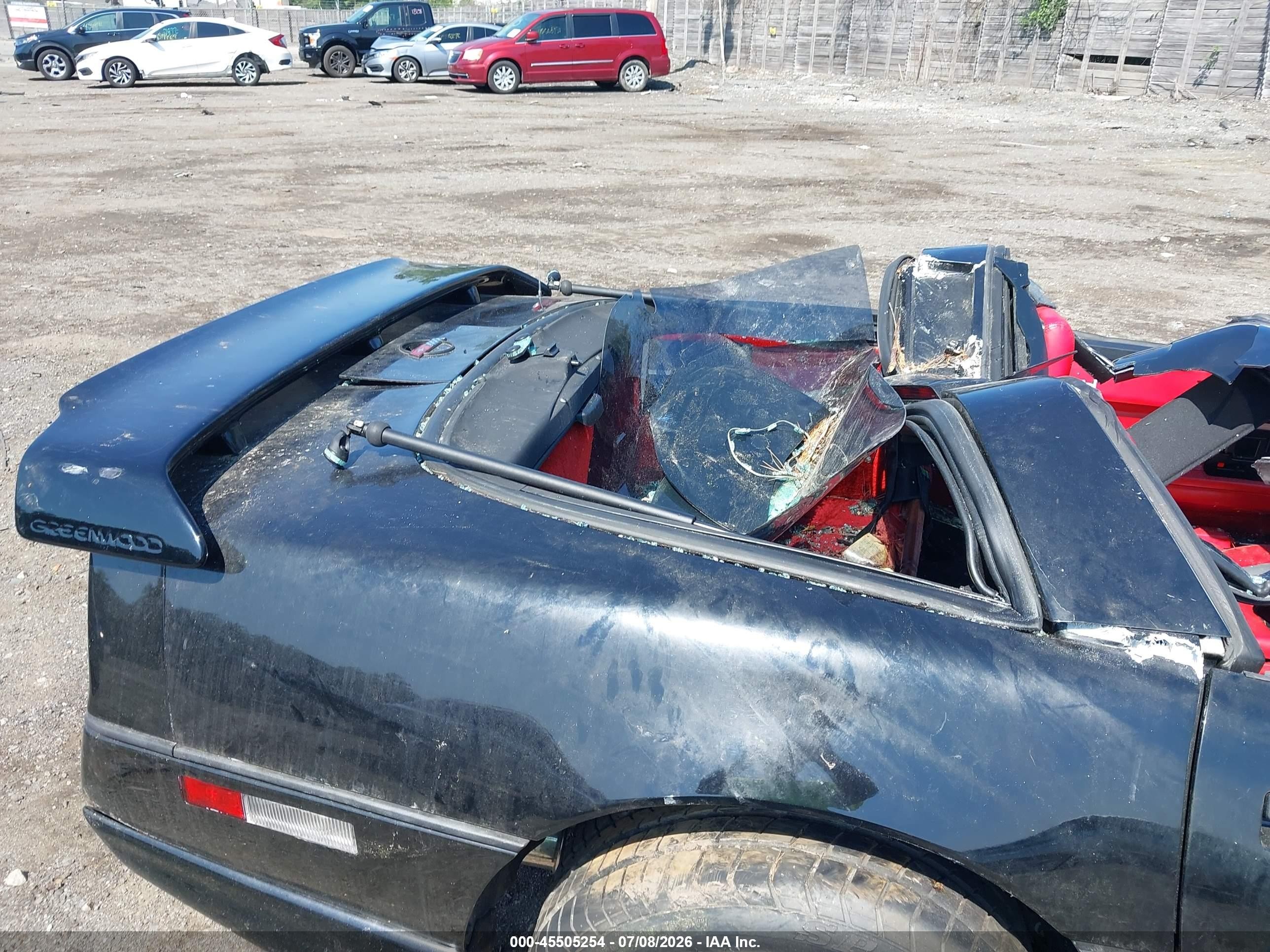 1987 Chevrolet Corvette   Черный vin: 1G1YY2187H5123281