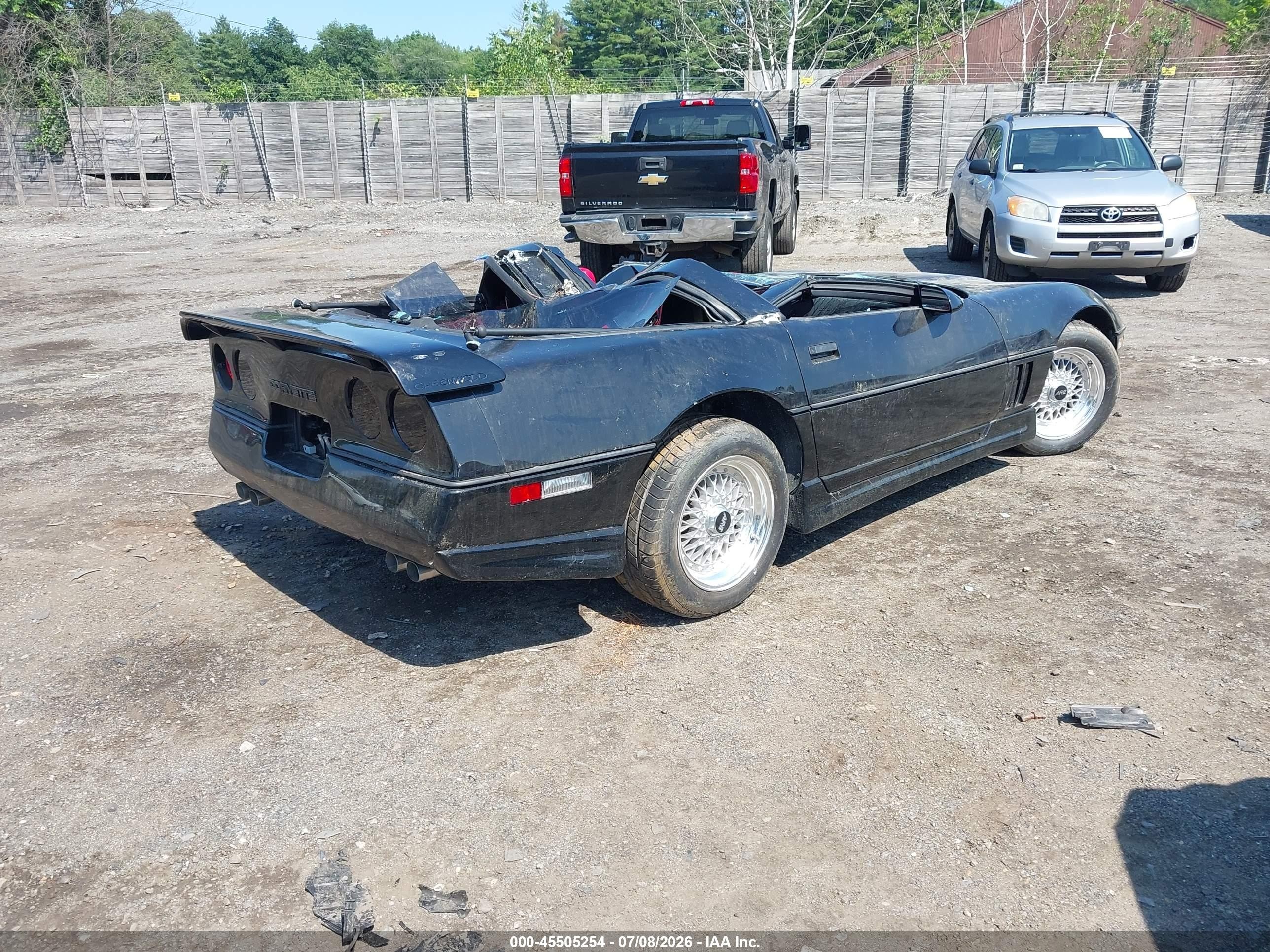 1987 Chevrolet Corvette   Черный vin: 1G1YY2187H5123281