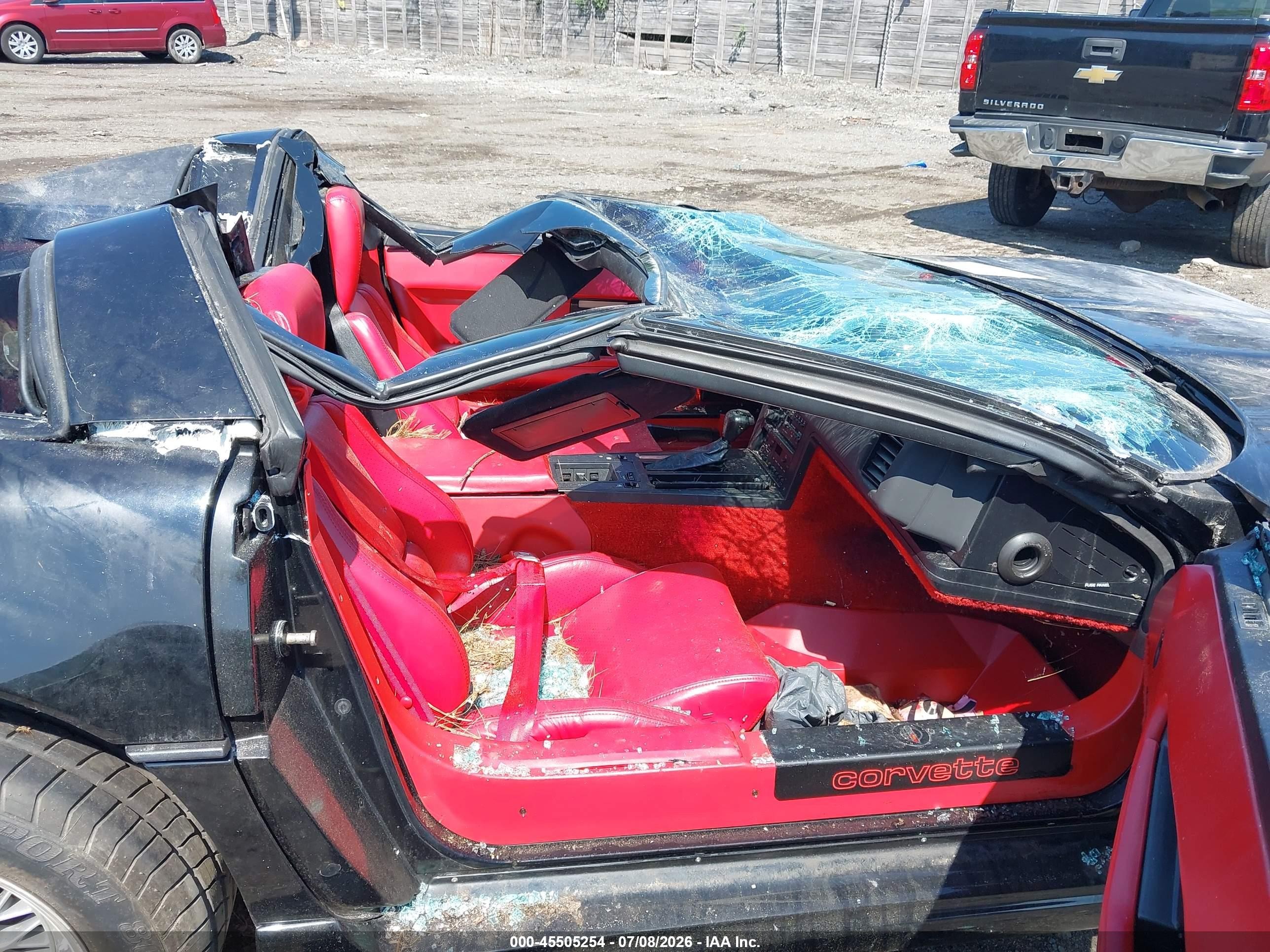 1987 Chevrolet Corvette   Черный vin: 1G1YY2187H5123281