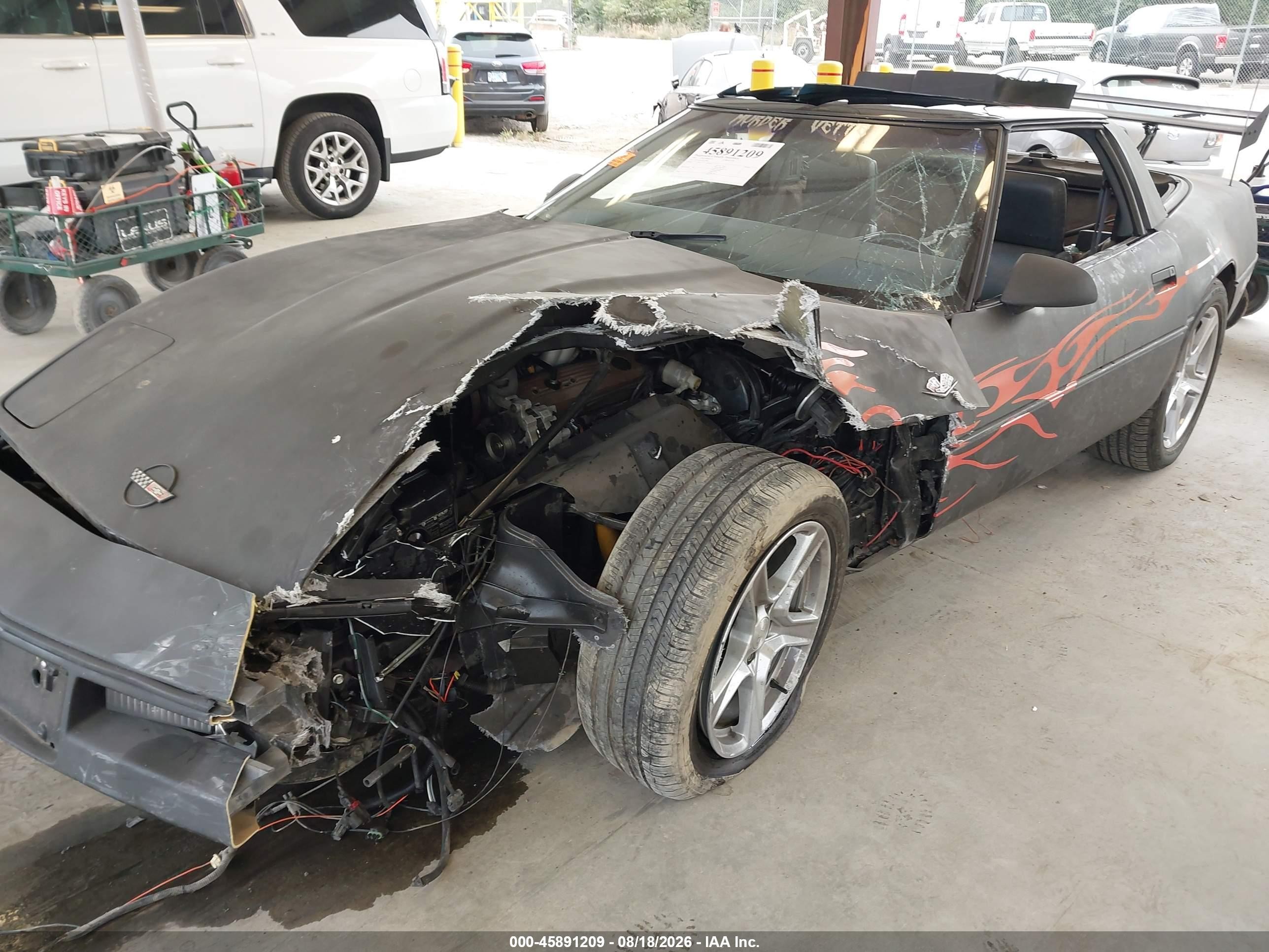 1987 Chevrolet Corvette   Black vin: 1G1YY2187H5128982