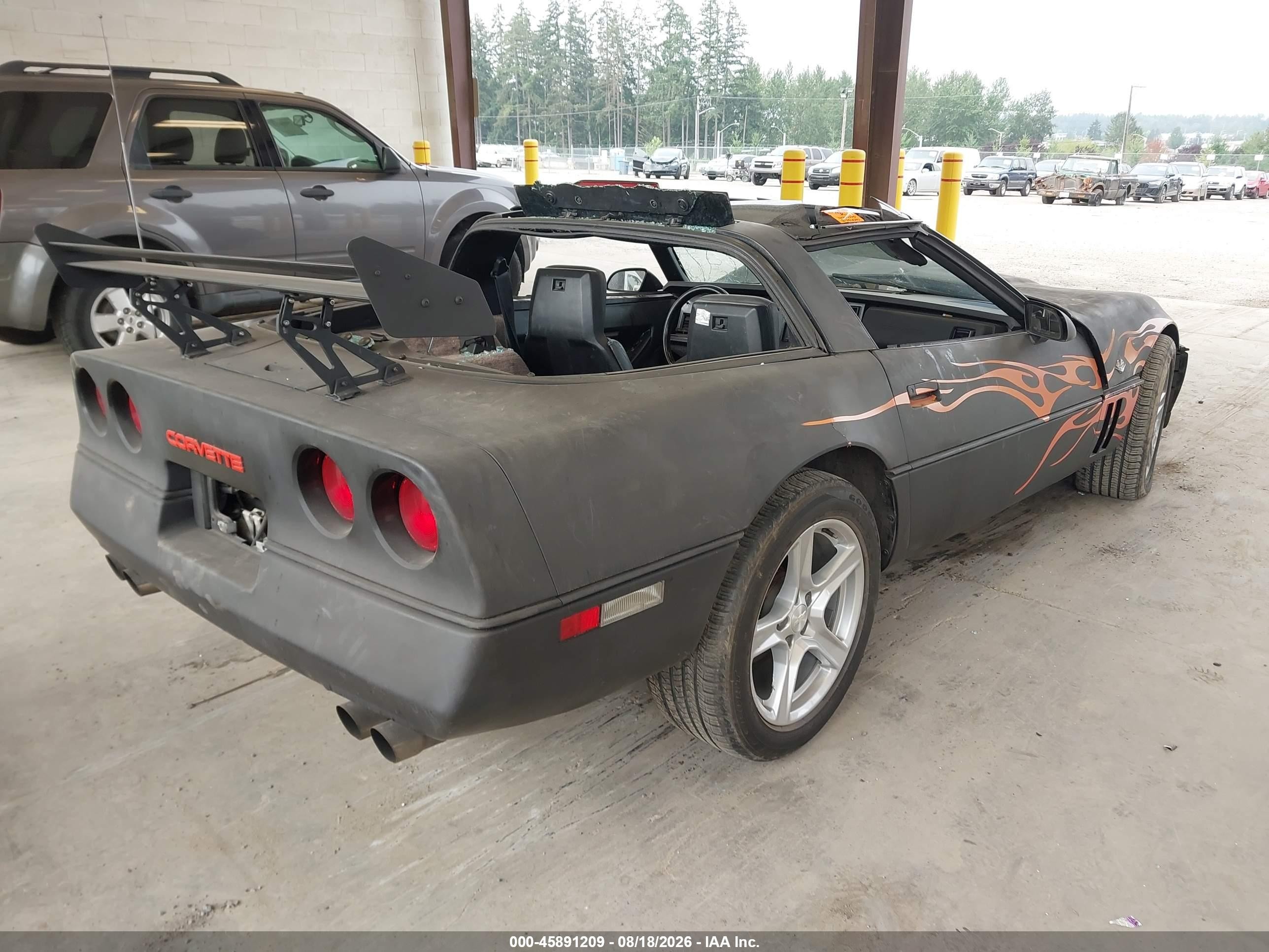 1987 Chevrolet Corvette   Black vin: 1G1YY2187H5128982