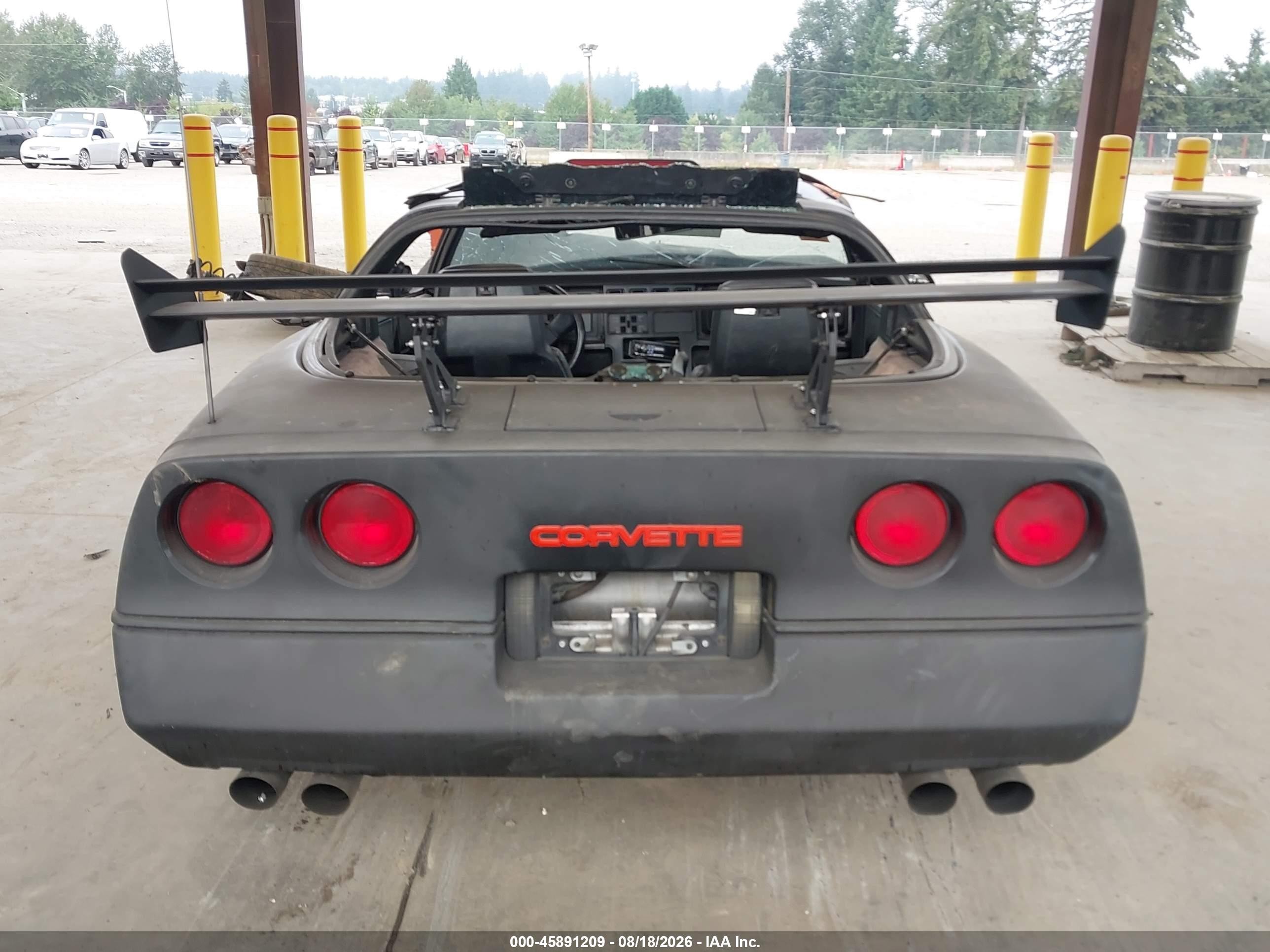 1987 Chevrolet Corvette   Black vin: 1G1YY2187H5128982