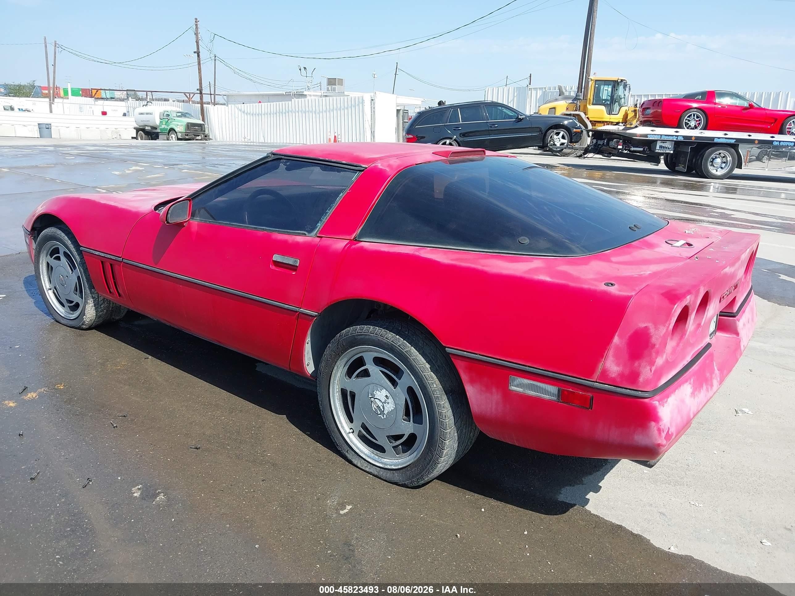 1989 Chevrolet Corvette   Red vin: 1G1YY2187K5111509