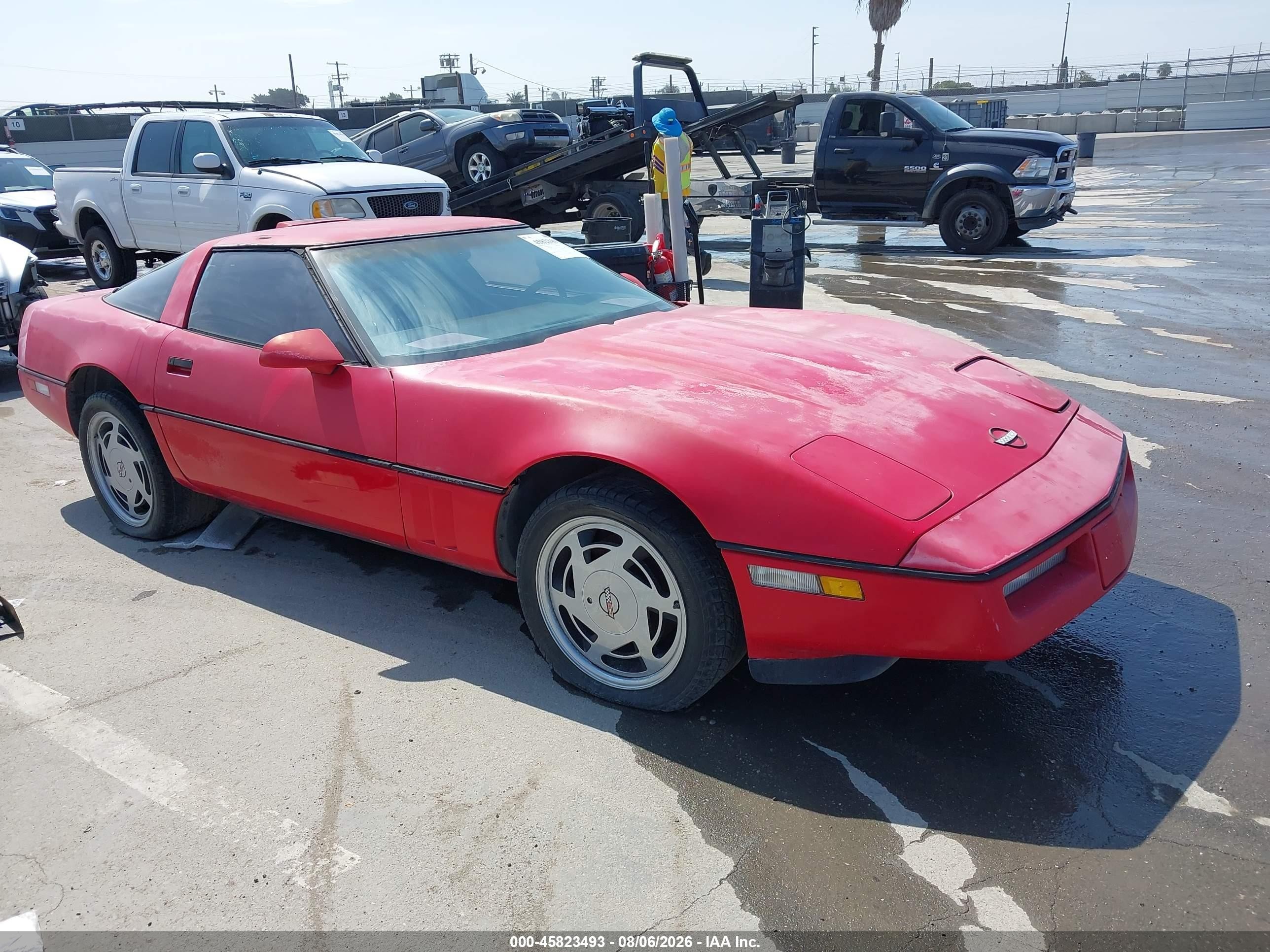1989 Chevrolet Corvette   Red vin: 1G1YY2187K5111509