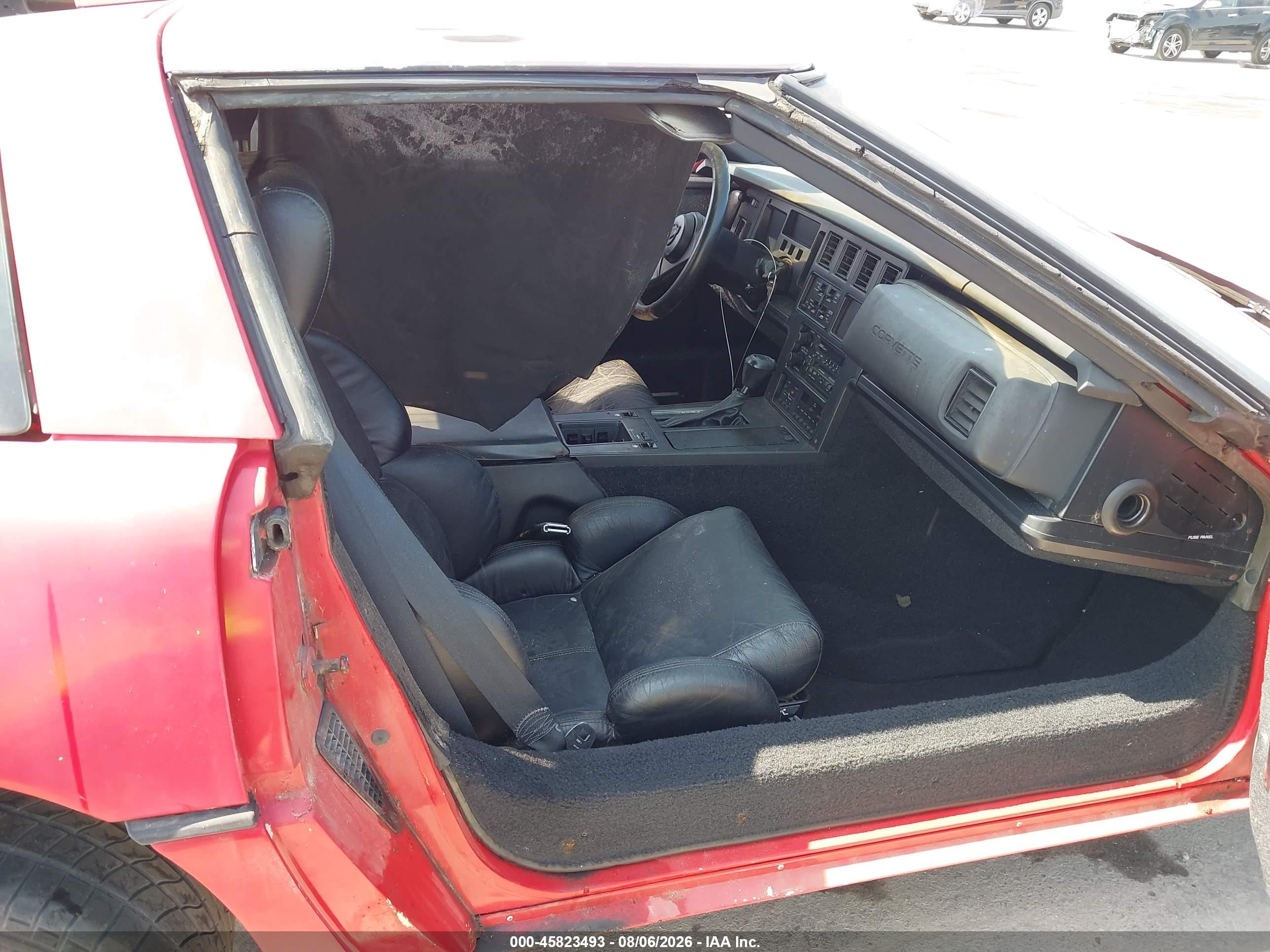1989 Chevrolet Corvette   Red vin: 1G1YY2187K5111509