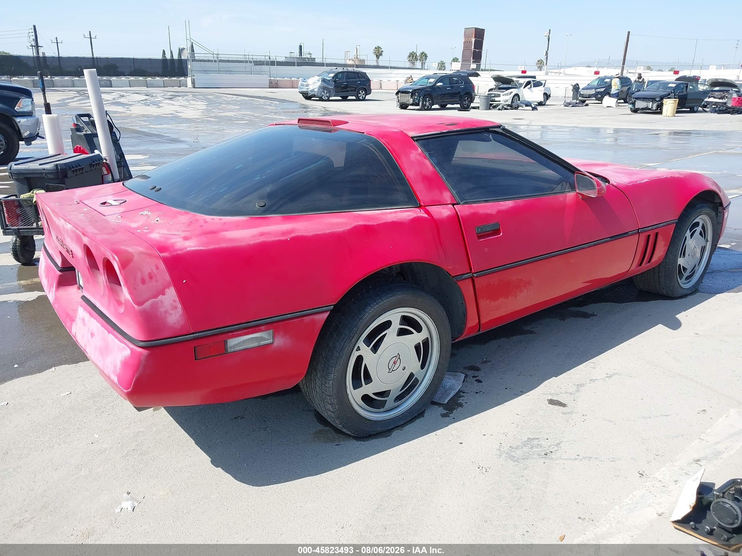 1989 Chevrolet Corvette   Red vin: 1G1YY2187K5111509