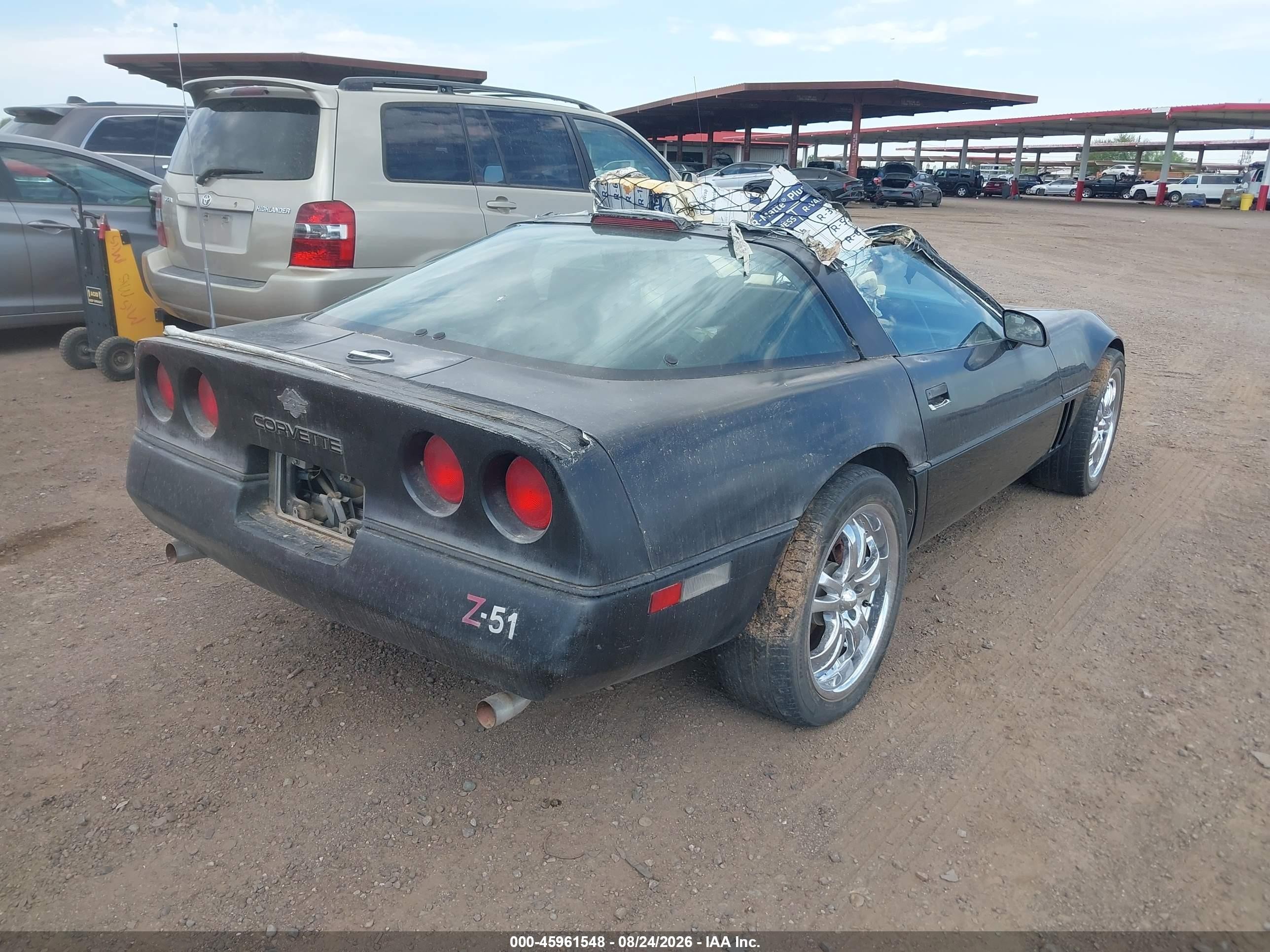 1989 Chevrolet Corvette   Черный vin: 1G1YY2189K5113181