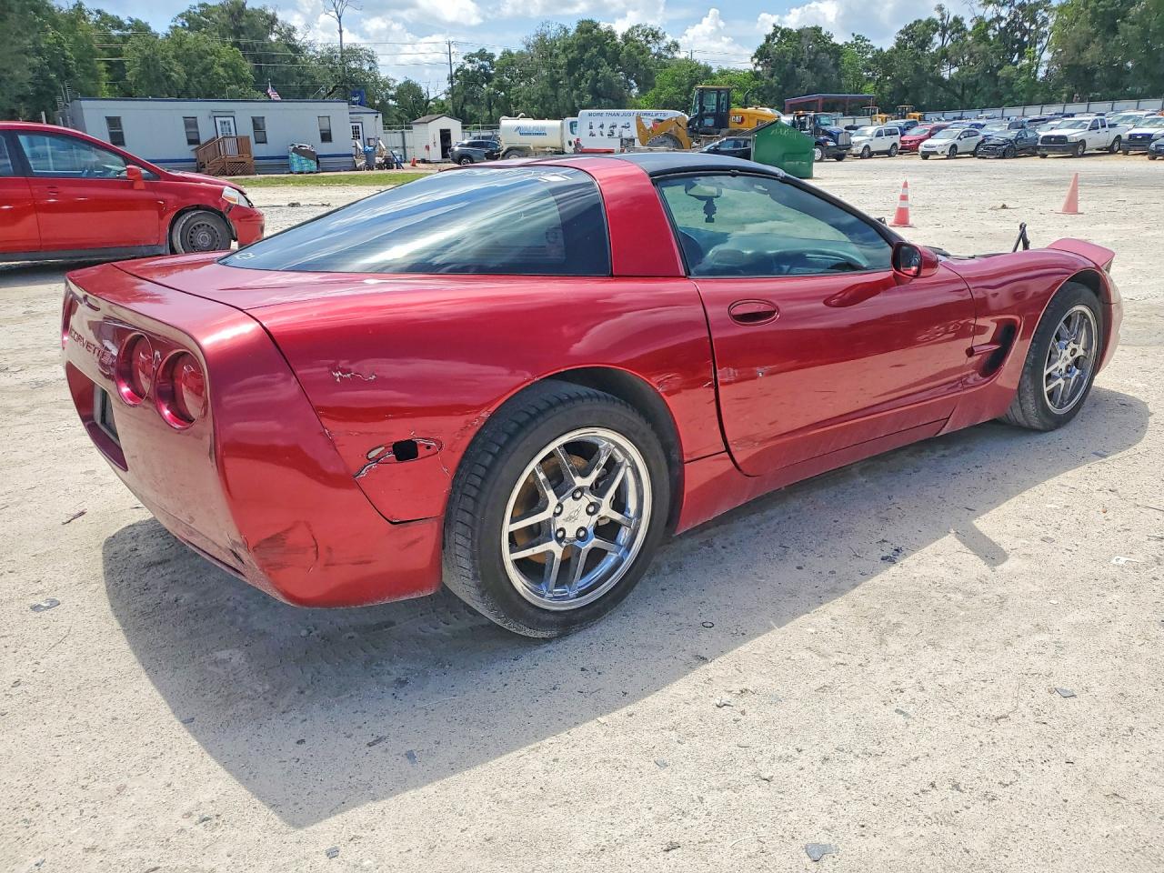 2001 Chevrolet Corvette Burgundy vin: 1G1YY22G015121142