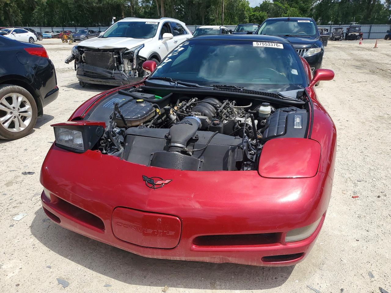 2001 Chevrolet Corvette Burgundy vin: 1G1YY22G015121142