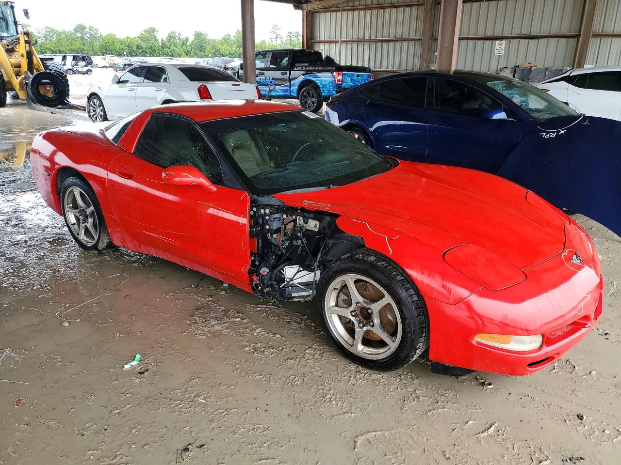 2003 Chevrolet Corvette Red vin: 1G1YY22G035103890