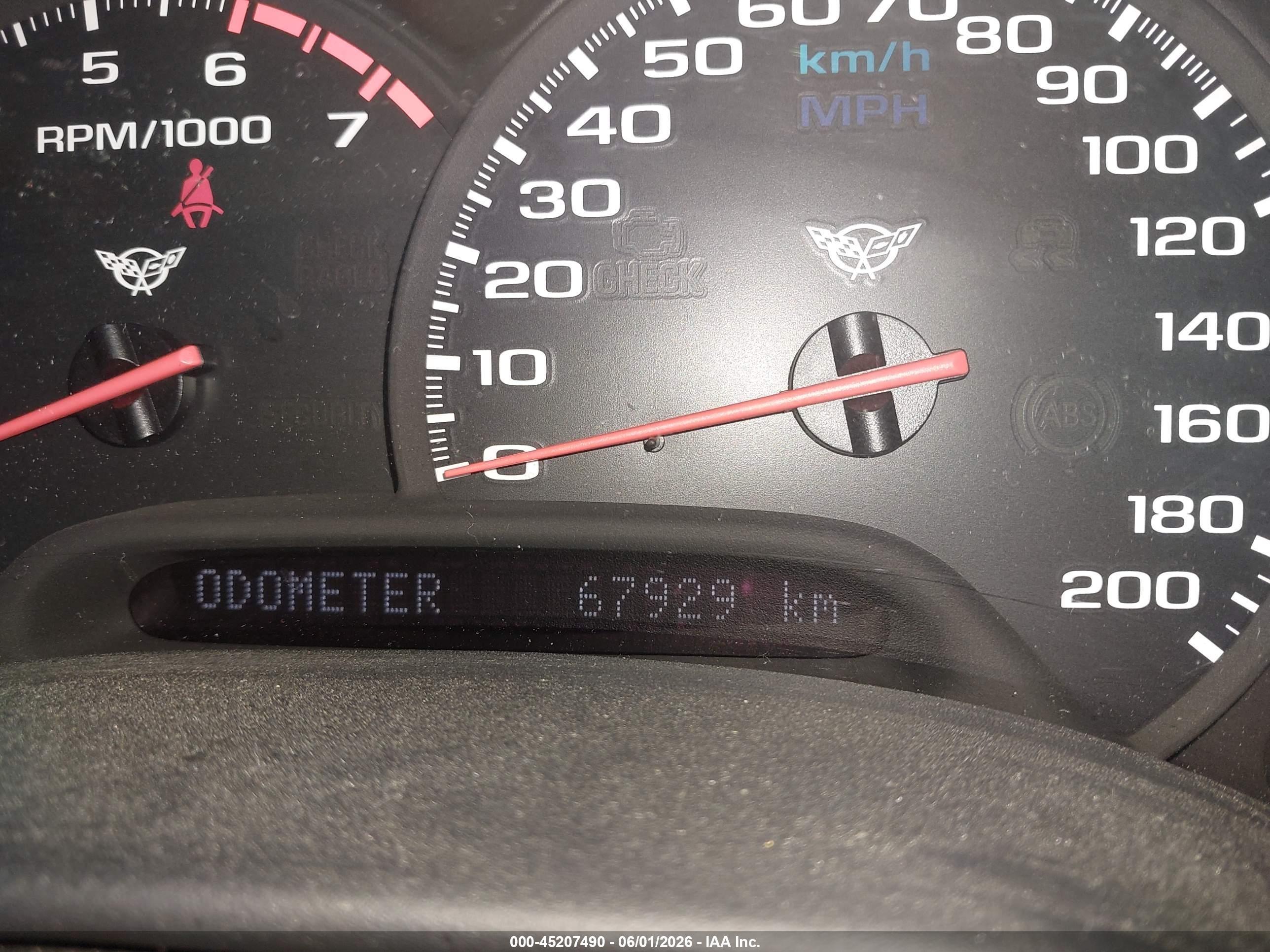 2004 Chevrolet Corvette   Blue vin: 1G1YY22G045103745