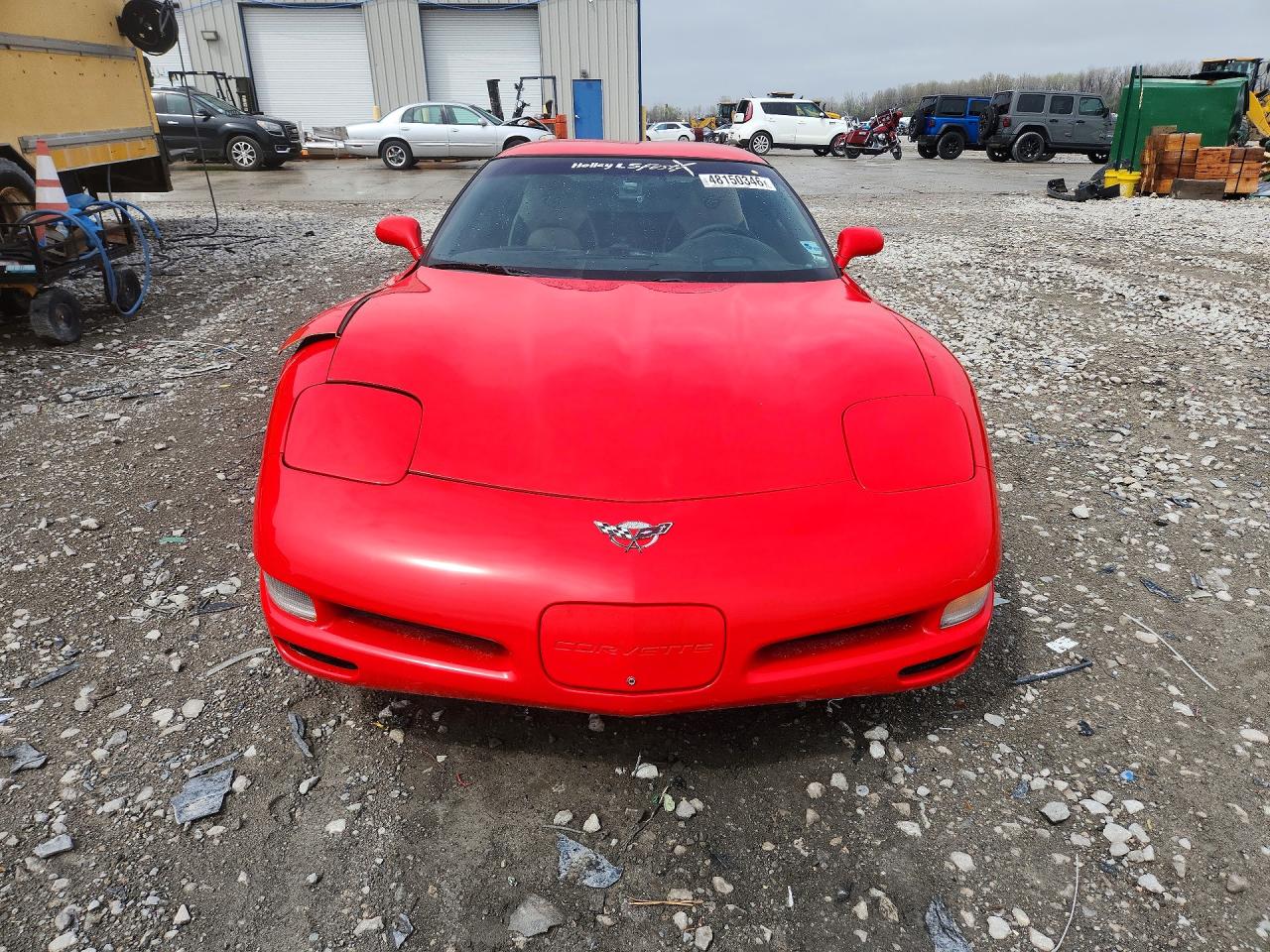 2003 Chevrolet Corvette Red vin: 1G1YY22G135100223