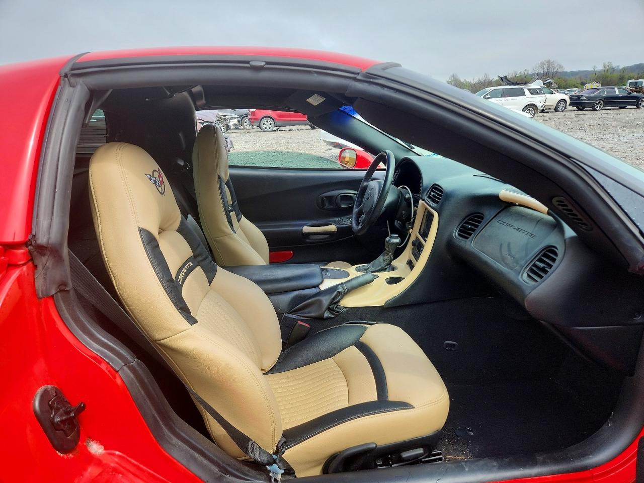 2003 Chevrolet Corvette Red vin: 1G1YY22G135100223
