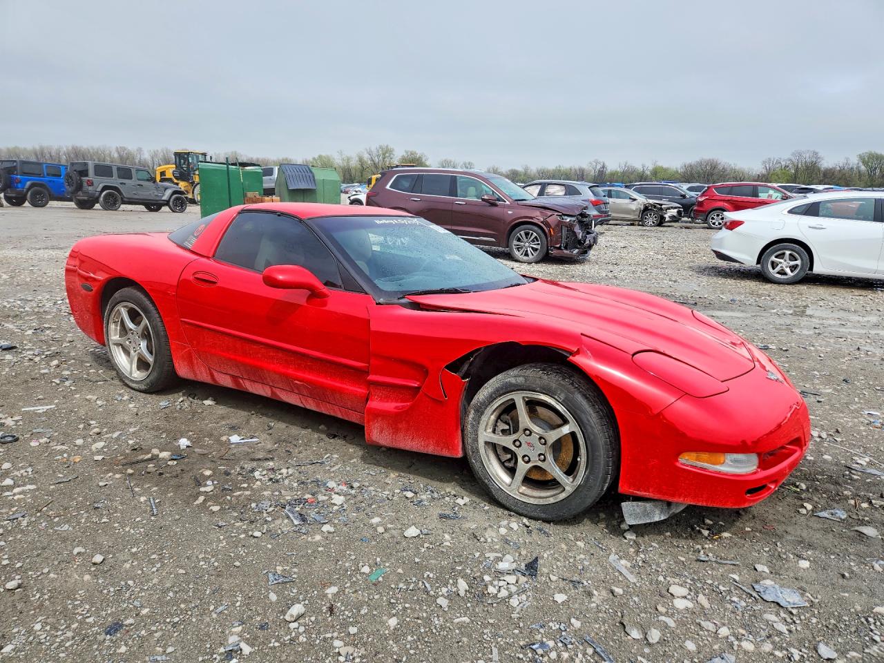 2003 Chevrolet Corvette Red vin: 1G1YY22G135100223