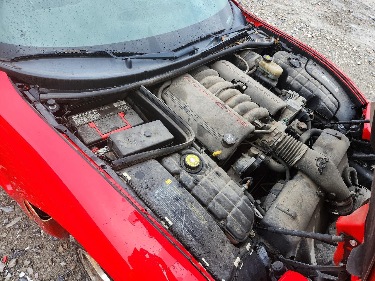 2003 Chevrolet Corvette Red vin: 1G1YY22G135100223