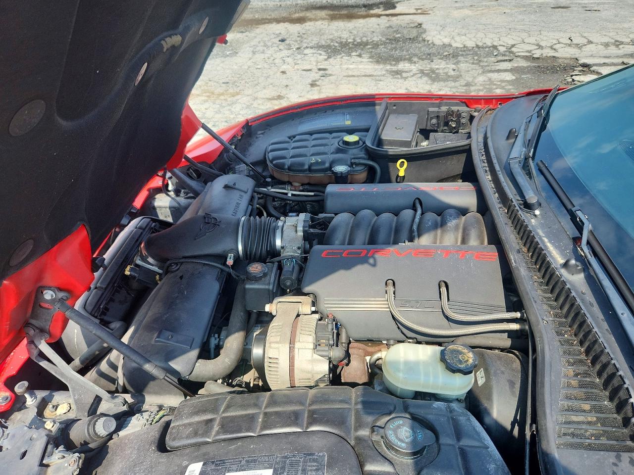 1998 Chevrolet Corvette Red vin: 1G1YY22G1W5128964