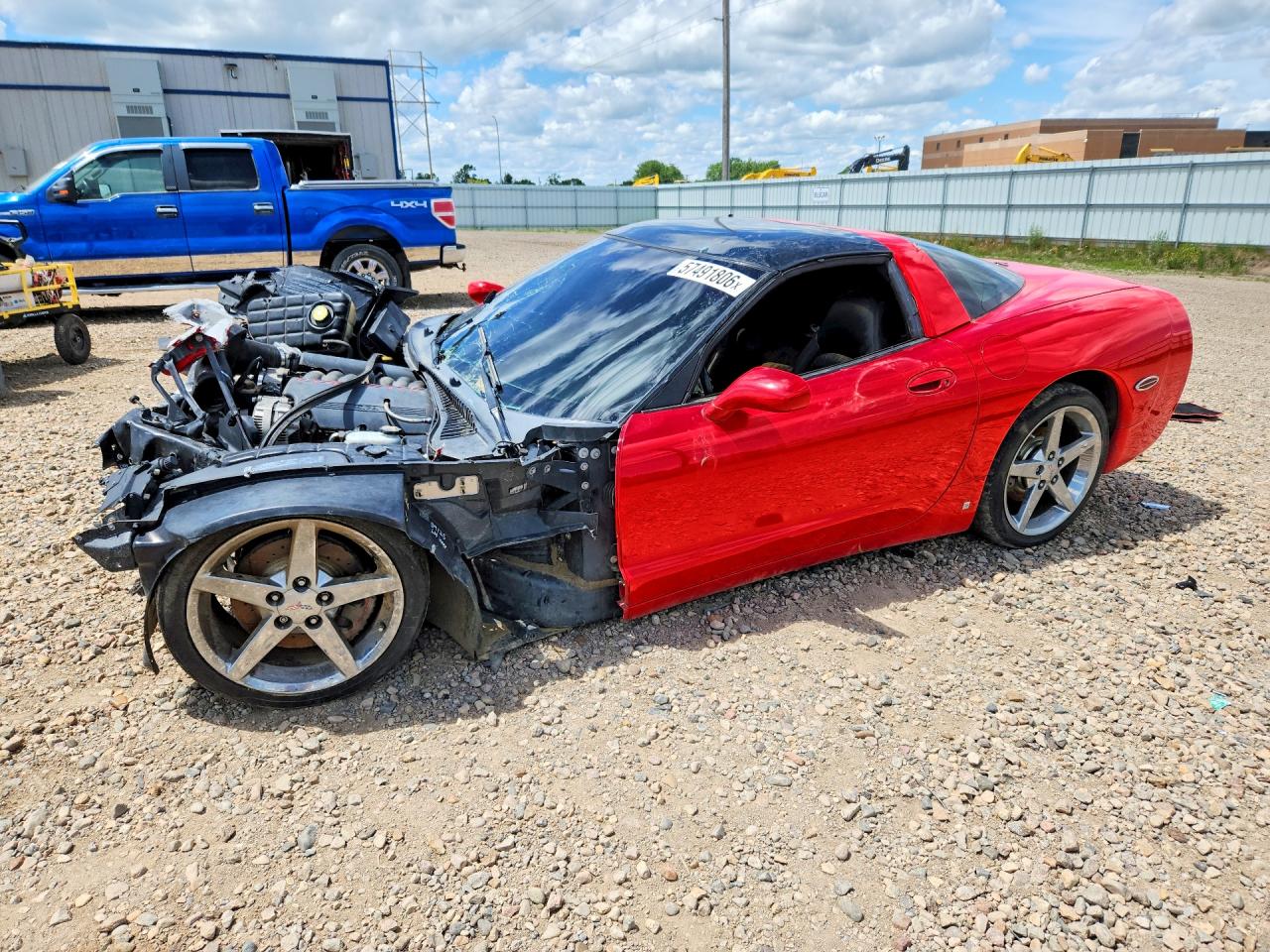 2000 Chevrolet Corvette Red vin: 1G1YY22G1Y5117627