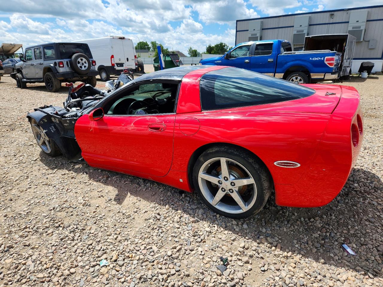 2000 Chevrolet Corvette Red vin: 1G1YY22G1Y5117627