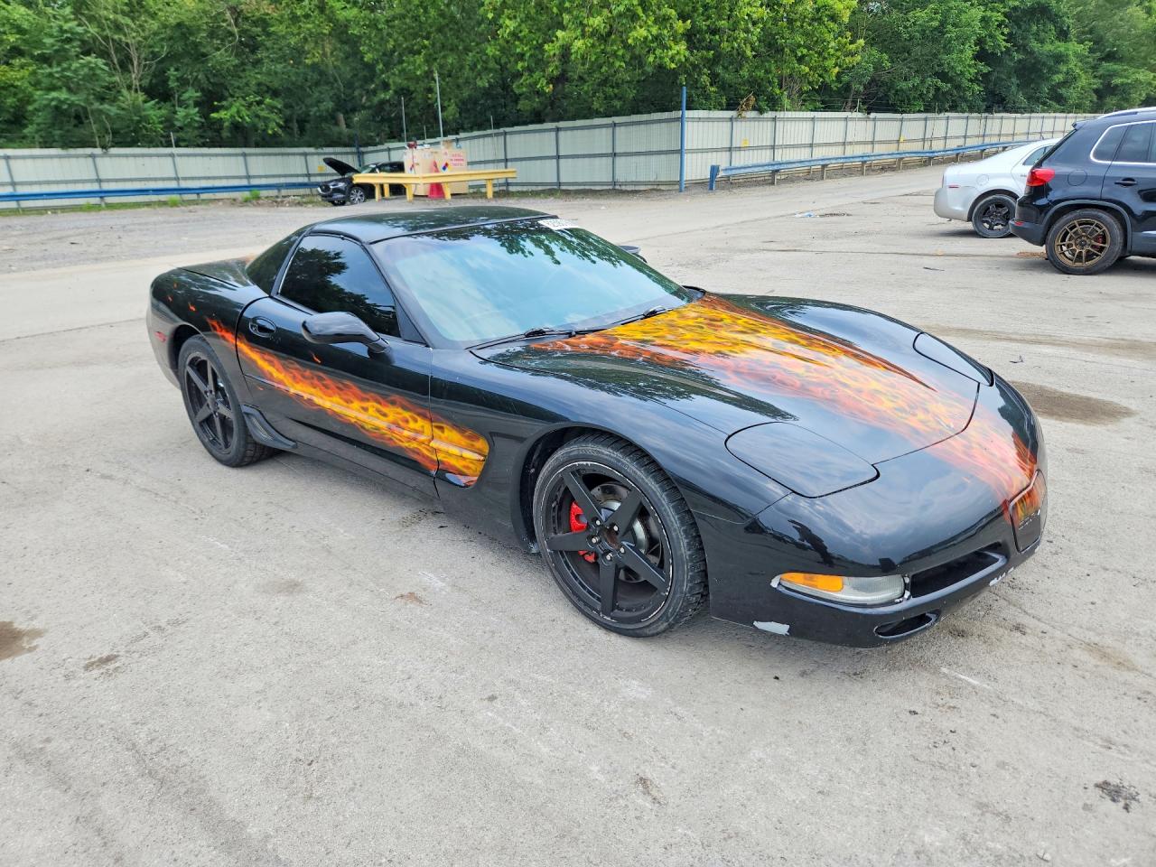 1997 Chevrolet Corvette Black vin: 1G1YY22G2V5104123