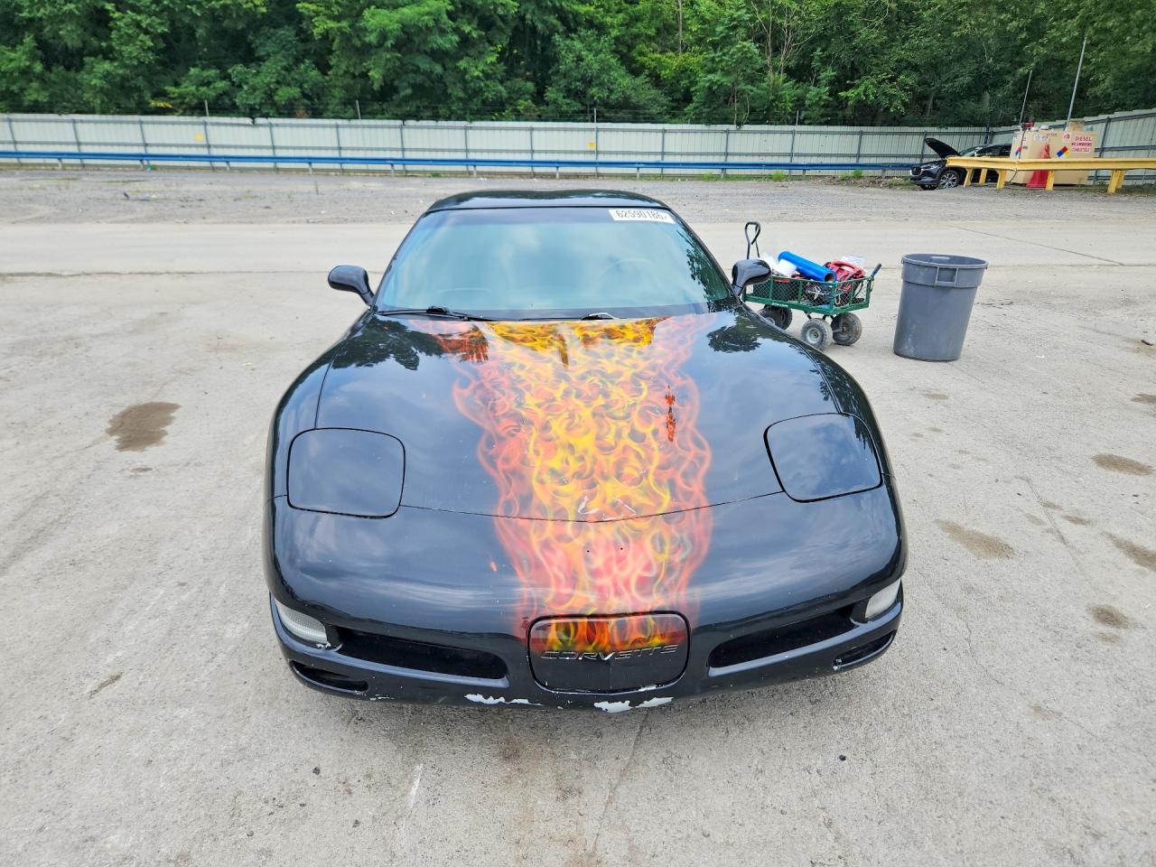 1997 Chevrolet Corvette Black vin: 1G1YY22G2V5104123