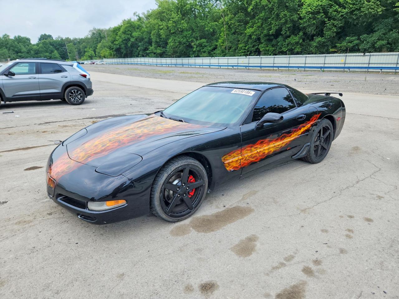 1997 Chevrolet Corvette Black vin: 1G1YY22G2V5104123