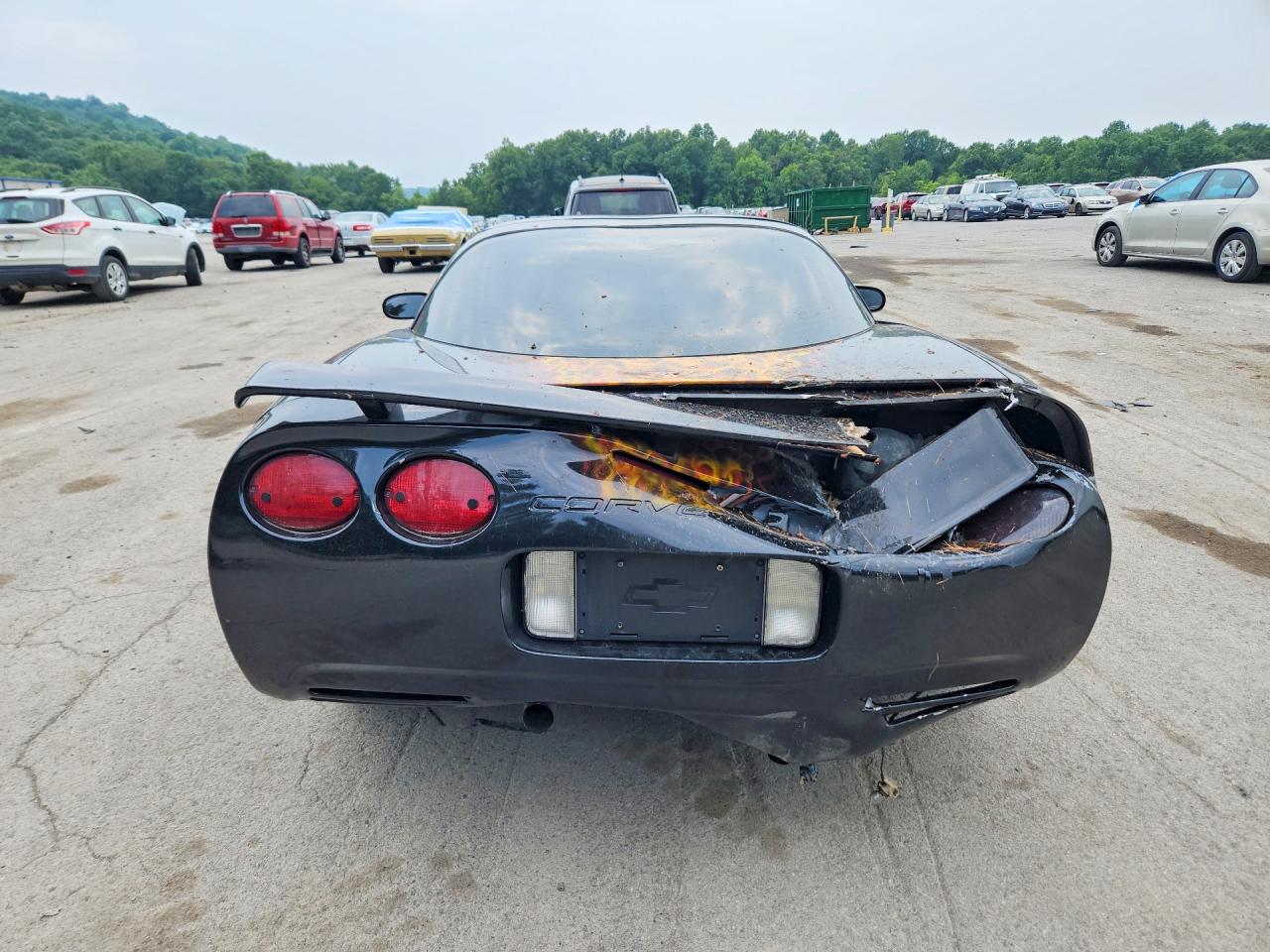 1997 Chevrolet Corvette Black vin: 1G1YY22G2V5104123