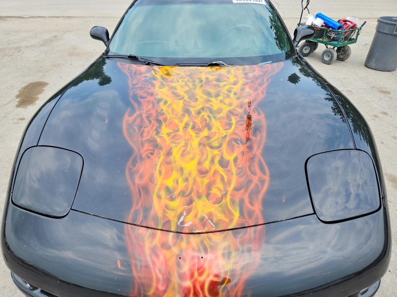 1997 Chevrolet Corvette Black vin: 1G1YY22G2V5104123
