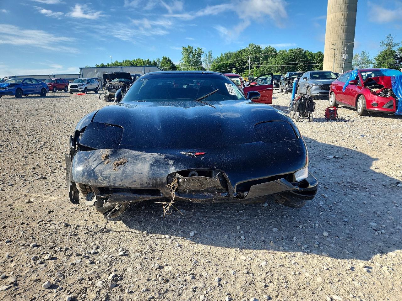1997 Chevrolet Corvette Black vin: 1G1YY22G2V5104865