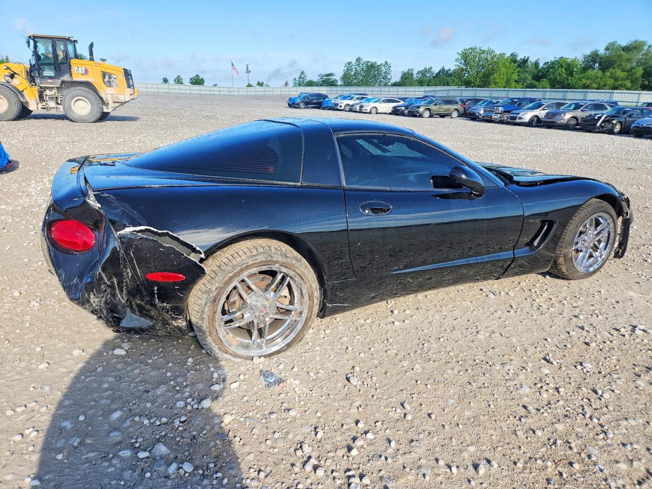 1997 Chevrolet Corvette Black vin: 1G1YY22G2V5104865