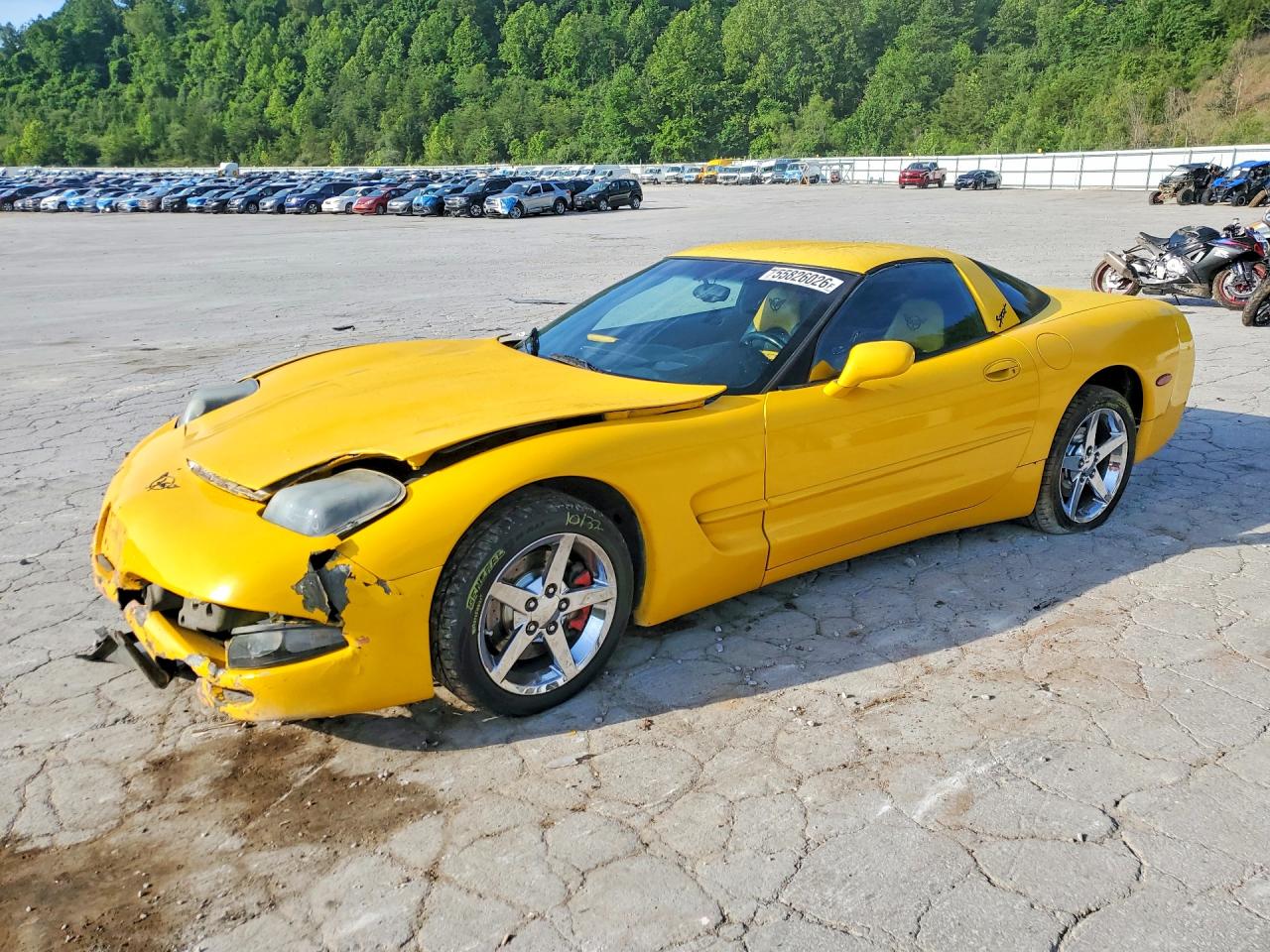 2000 Chevrolet Corvette Yellow vin: 1G1YY22G2Y5101873