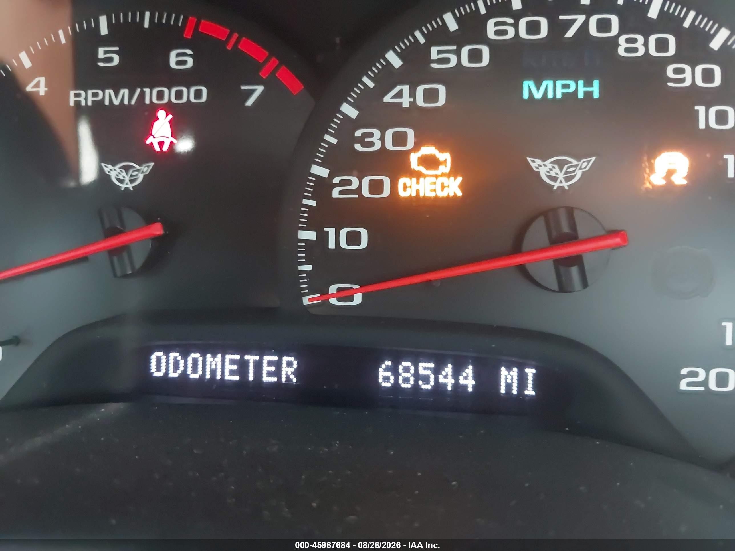 2002 Chevrolet Corvette   Silver vin: 1G1YY22G325111142