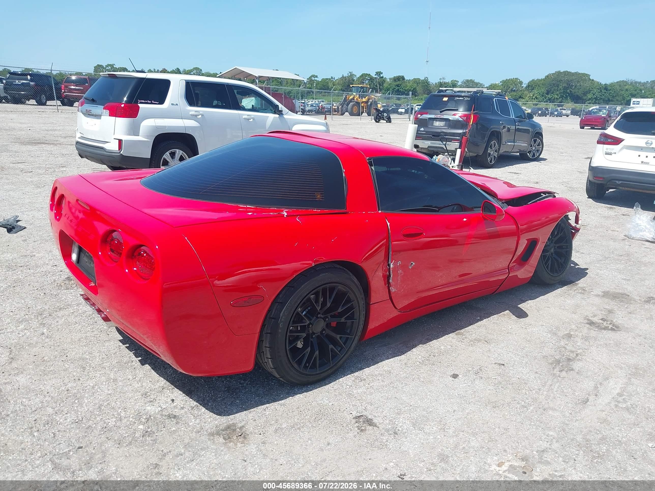 2002 Chevrolet Corvette   Red vin: 1G1YY22G325120617