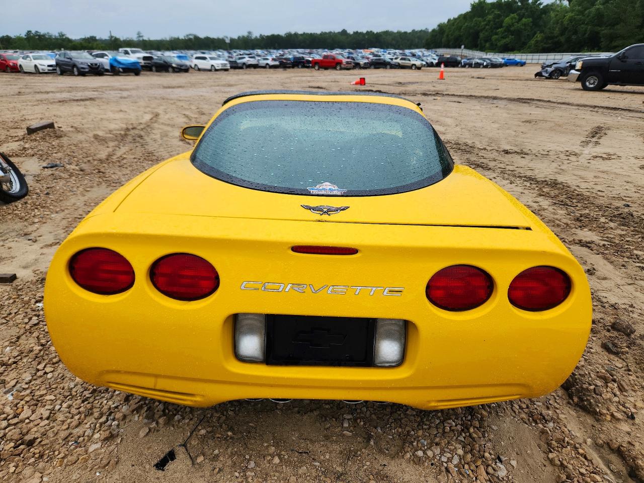 2003 Chevrolet Corvette Yellow vin: 1G1YY22G335112969