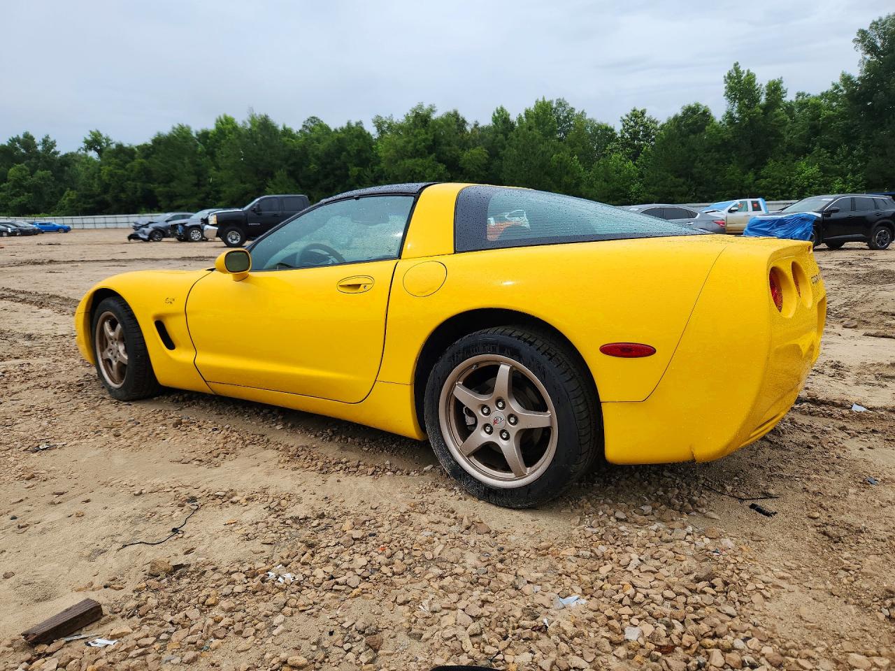 2003 Chevrolet Corvette Yellow vin: 1G1YY22G335112969