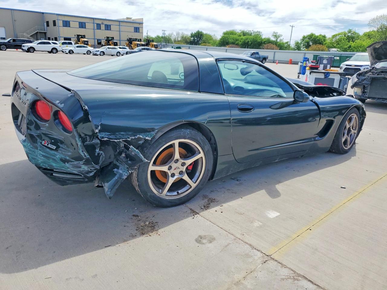 2000 Chevrolet Corvette Green vin: 1G1YY22G3Y5128595