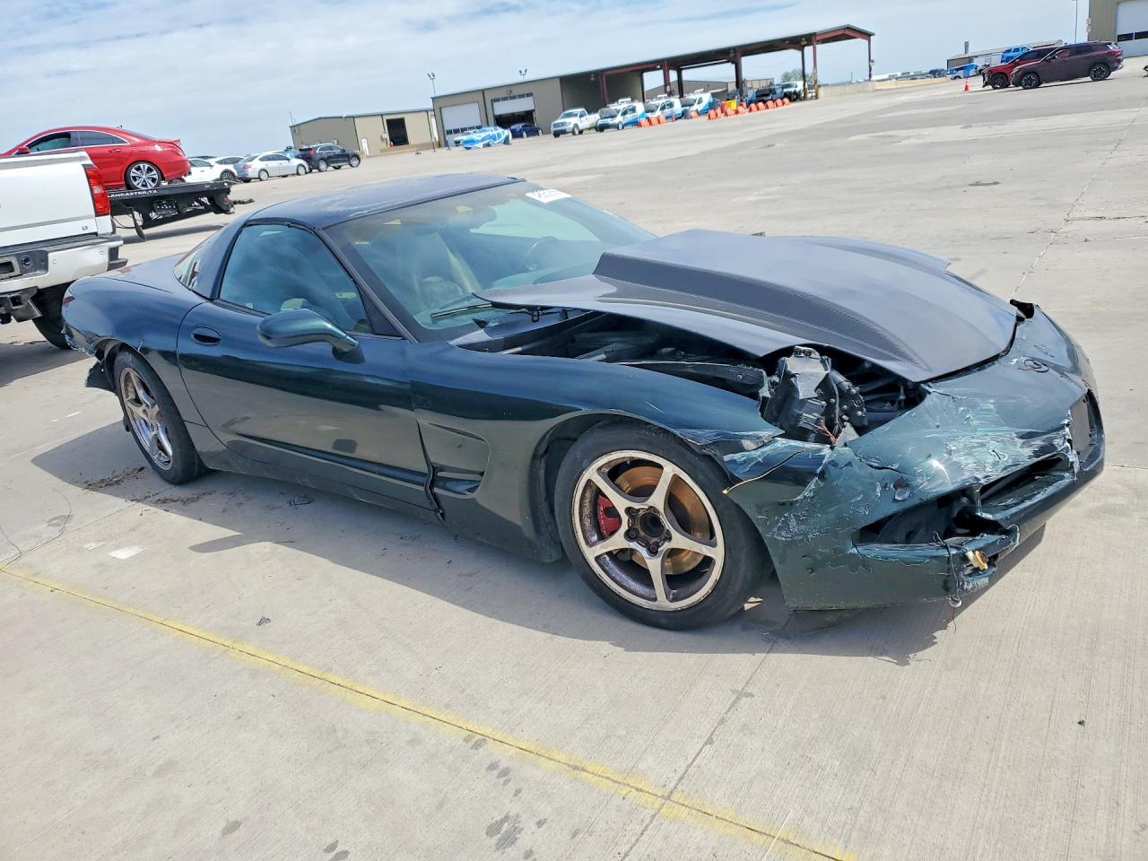 2000 Chevrolet Corvette Green vin: 1G1YY22G3Y5128595