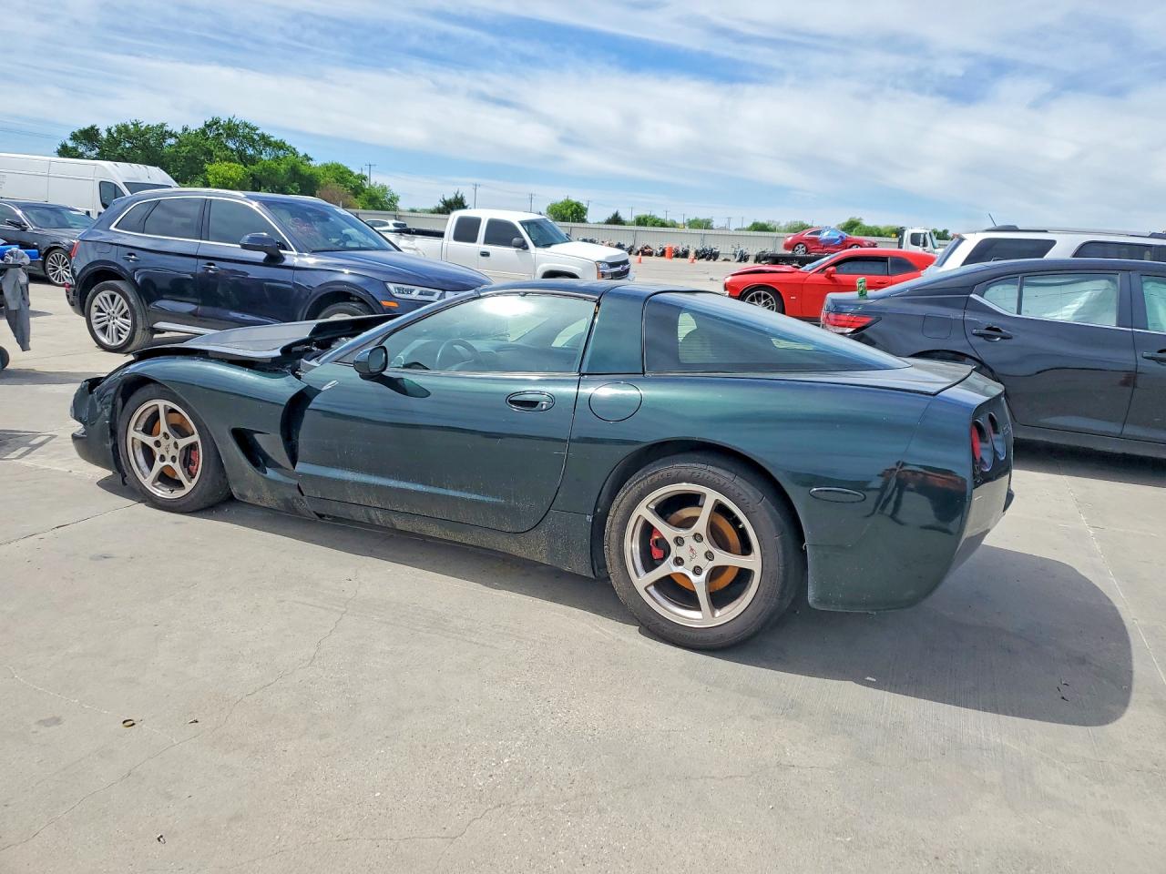2000 Chevrolet Corvette Green vin: 1G1YY22G3Y5128595